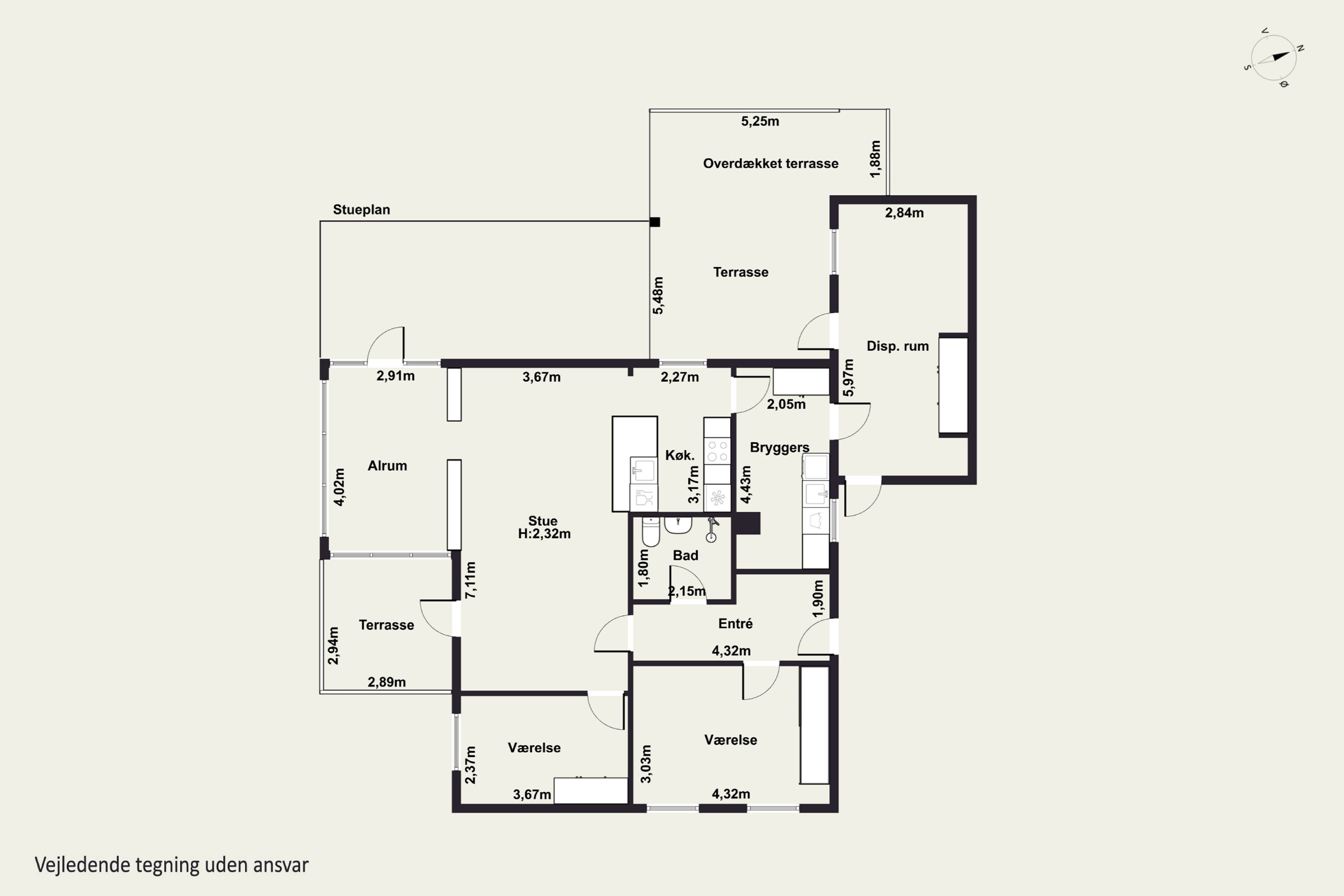 Plantegninger billede af Kærmindevej 22, 4760 Vordingborg
