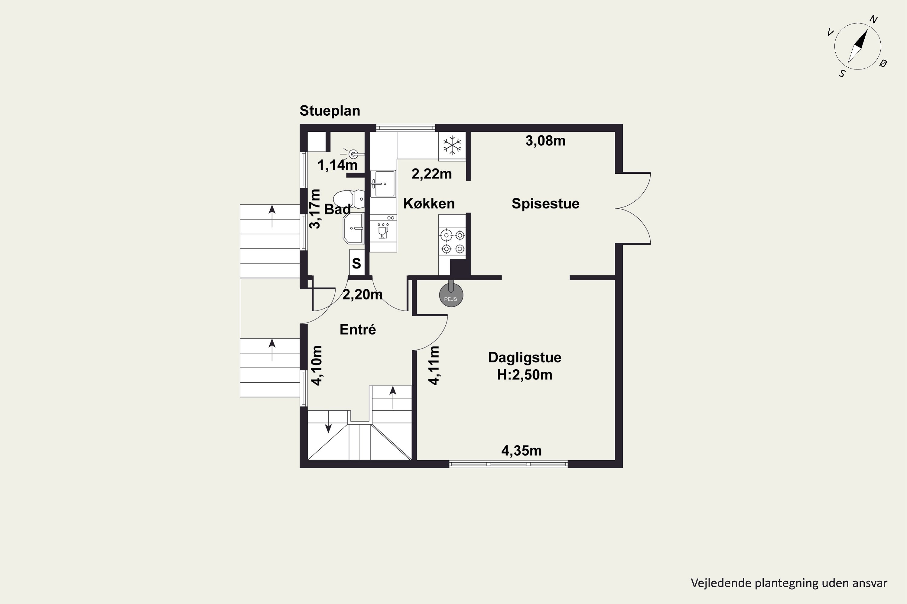 Plantegninger billede af Elmevej 11, Hobro By, 9500 Hobro