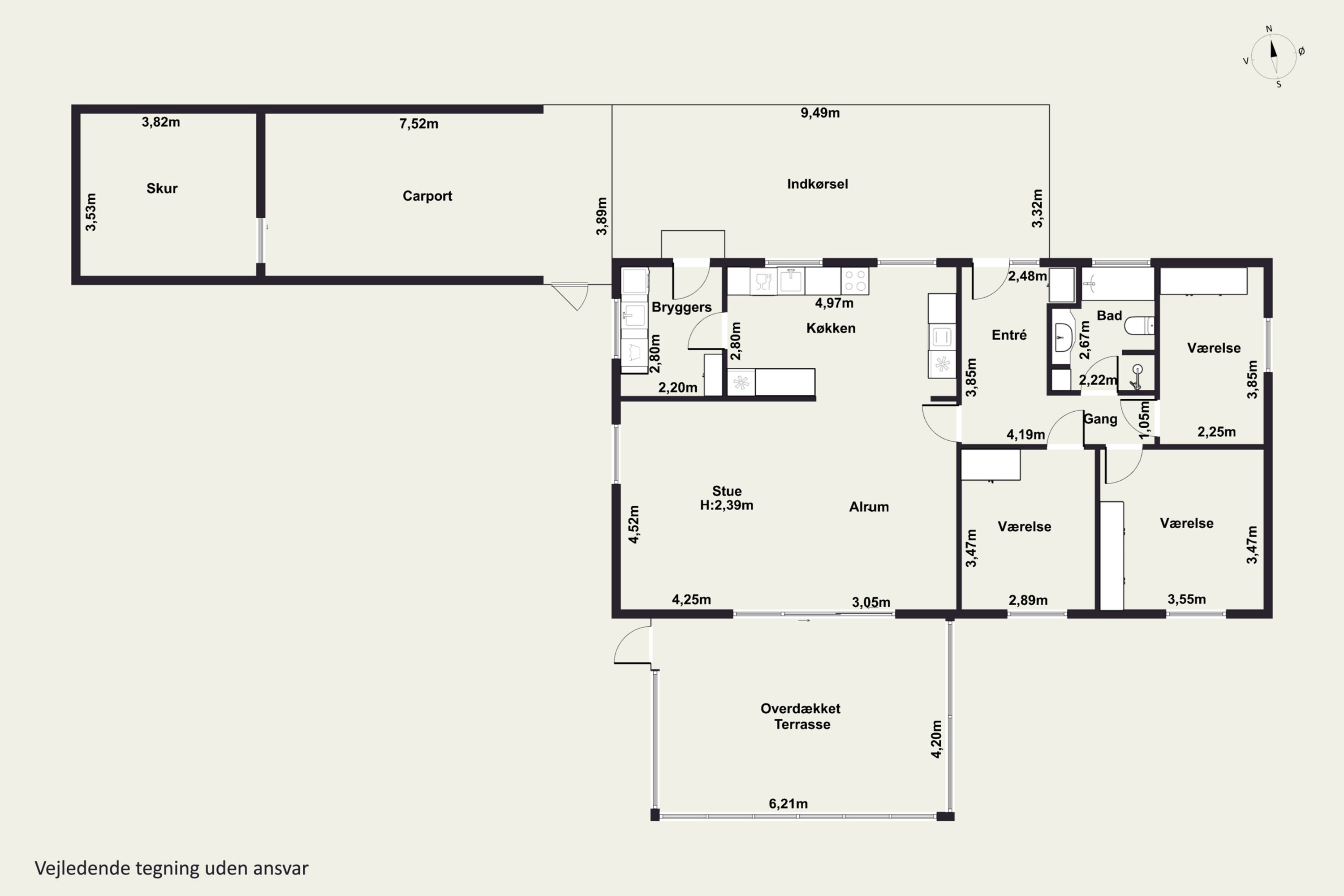 Plantegninger billede af Sydskrænten 12, 4690 Haslev