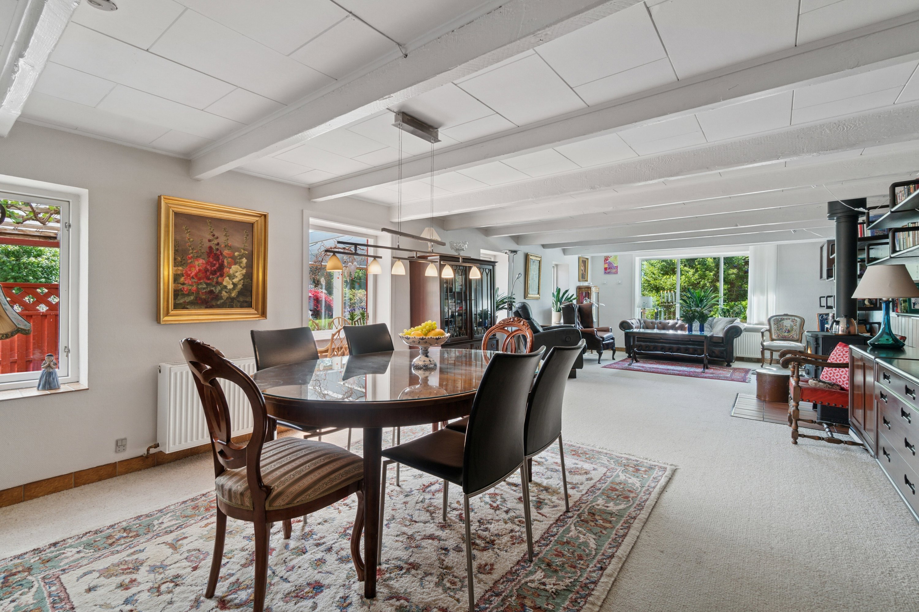 Fremhævet spisestue billede i fuldskærmstilstand. Billede af Aarsdalevej 38, 3740 Svaneke