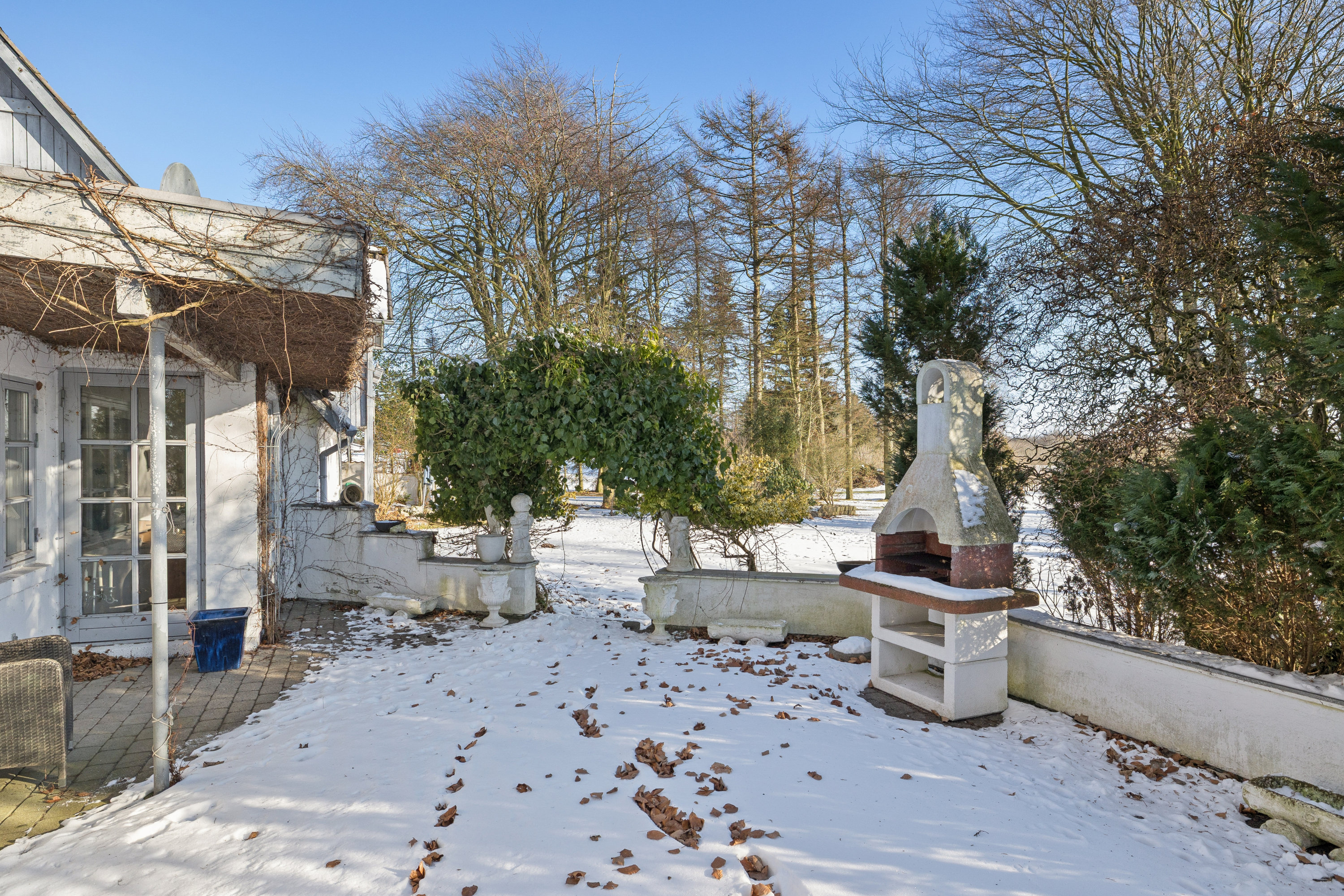 Fremhævet terrasse billede i fuldskærmstilstand. Billede af Karlbyvej 1, Karlby, 9500 Hobro