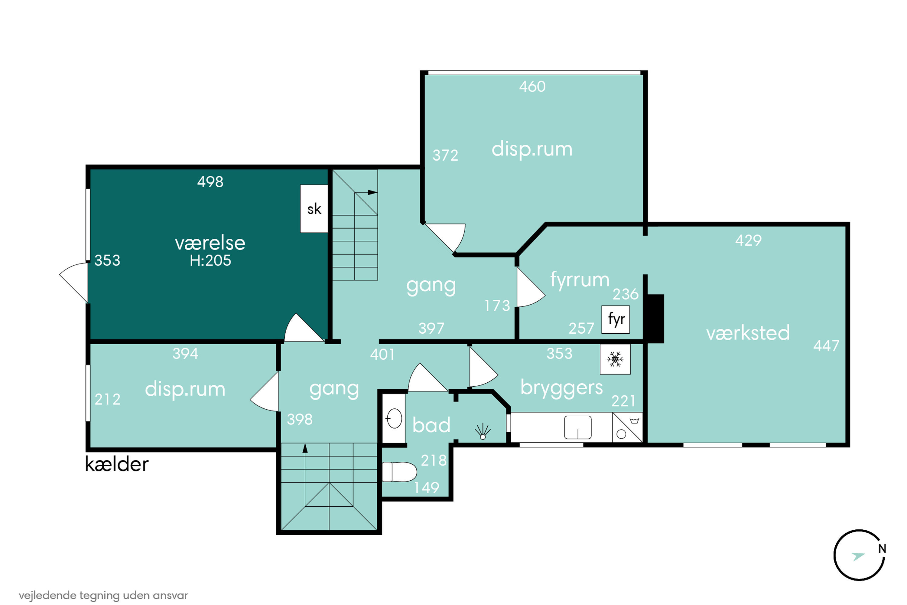 Plantegninger billede af Tunøvej 30, 9900 Frederikshavn