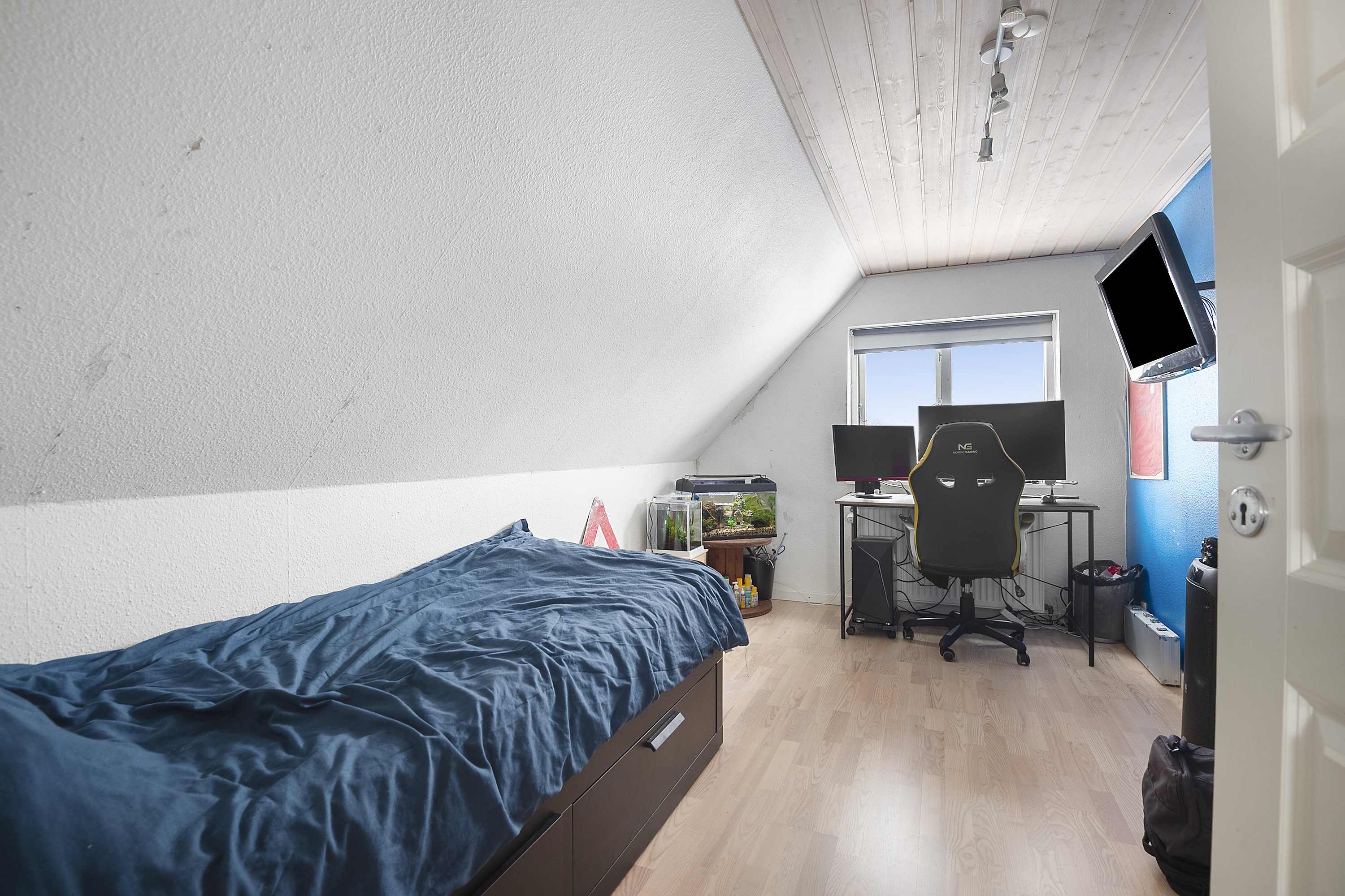 Fremhævet soveværelse billede i fuldskærmstilstand. Billede af Bryndumvej 175, Bryndum, 6715 Esbjerg N