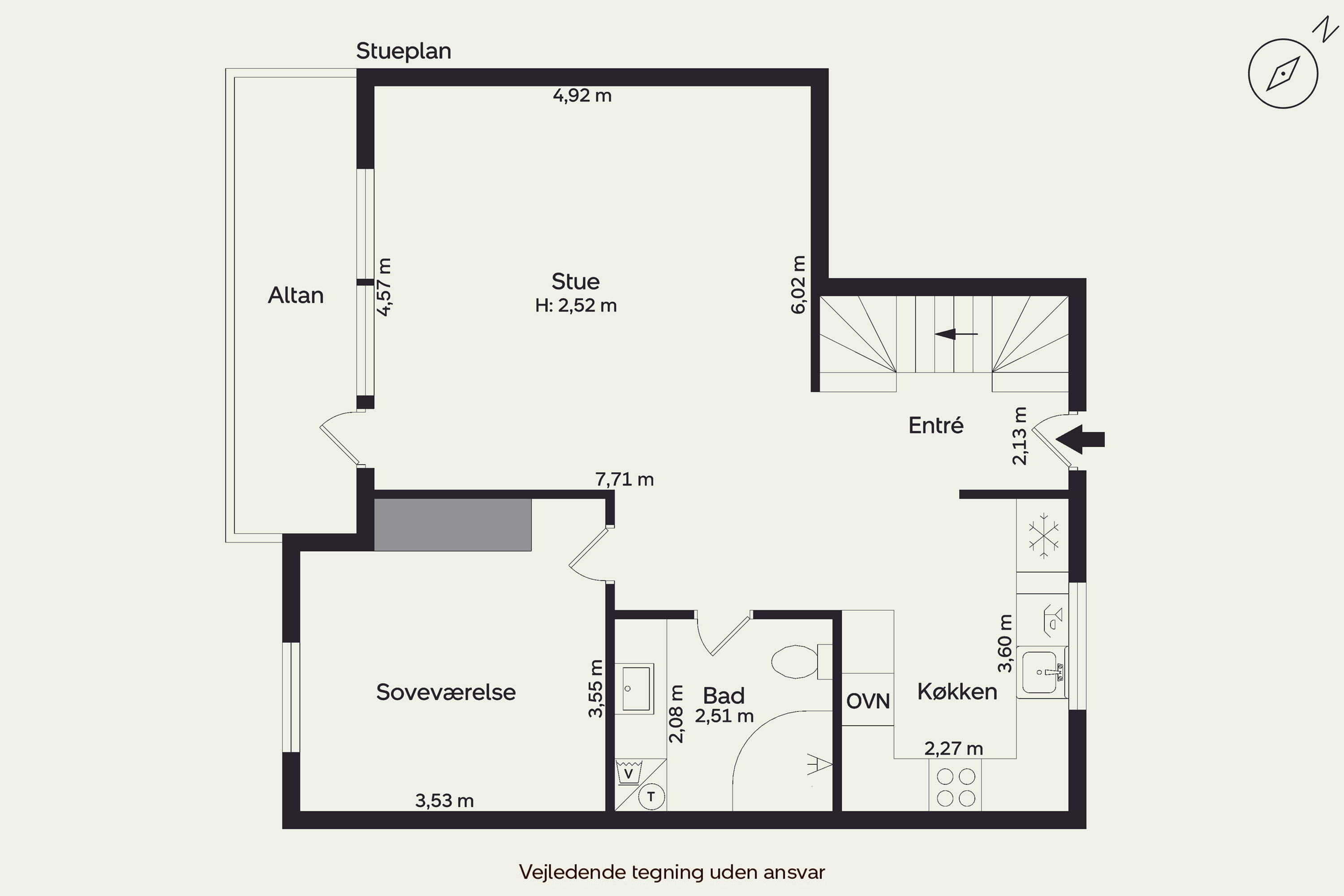 Plantegninger billede af Vesterhavsgade 48, 1. mf., 6700 Esbjerg