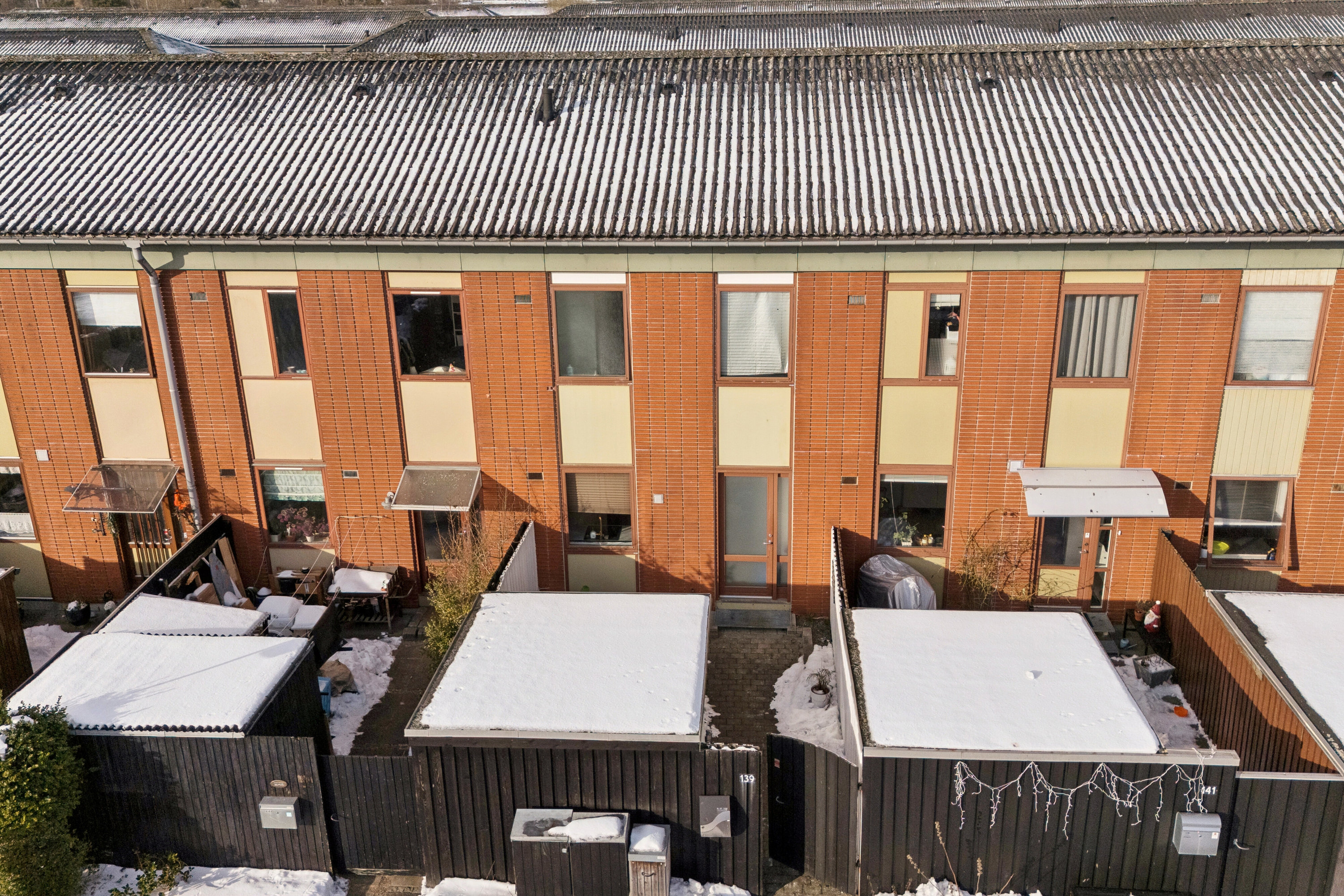 Fremhævet luftfoto billede i fuldskærmstilstand. Billede af Elmehusene 139, 2600 Glostrup