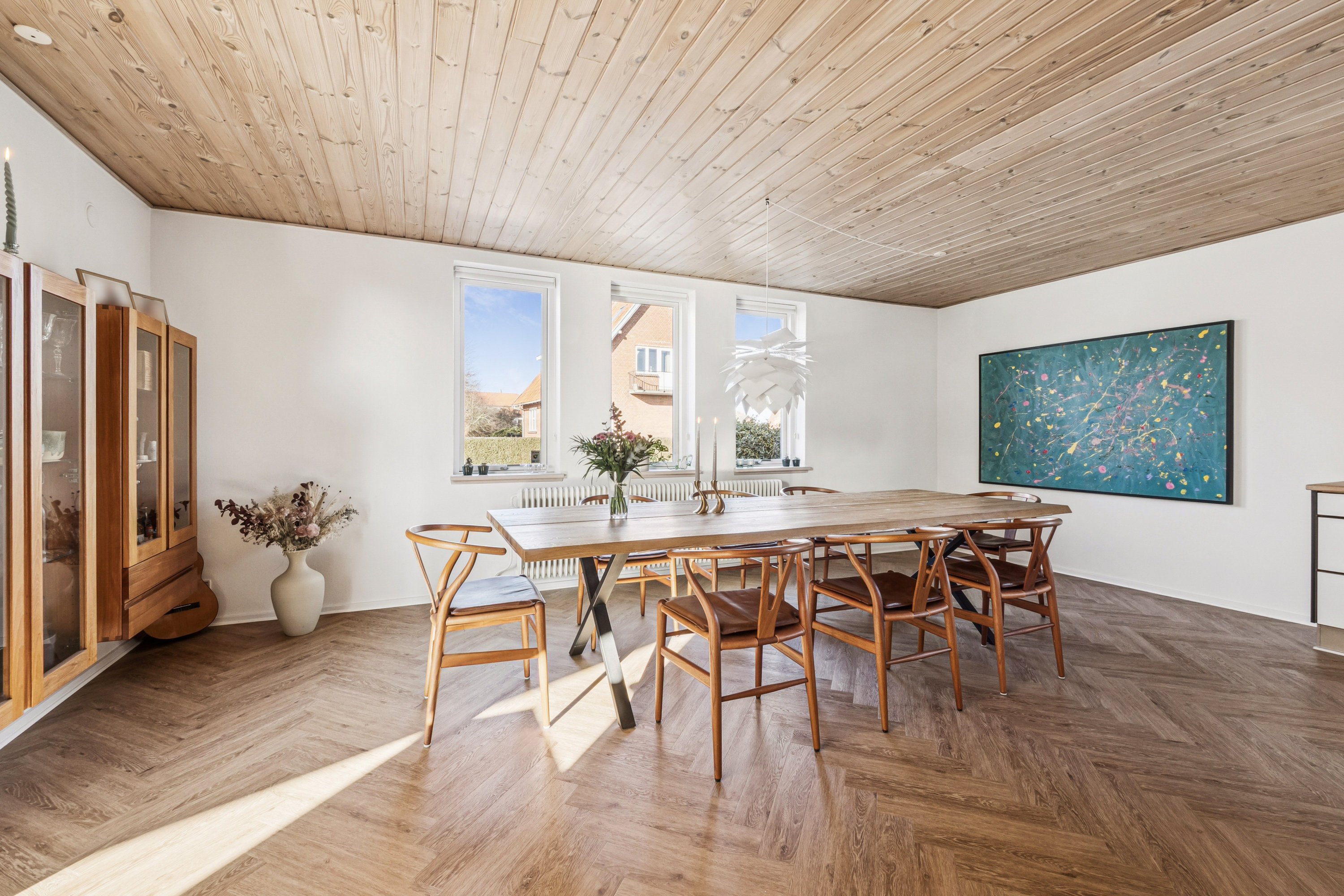 Fremhævet stue billede i fuldskærmstilstand. Billede af Lindevej 6, 7900 Nykøbing M