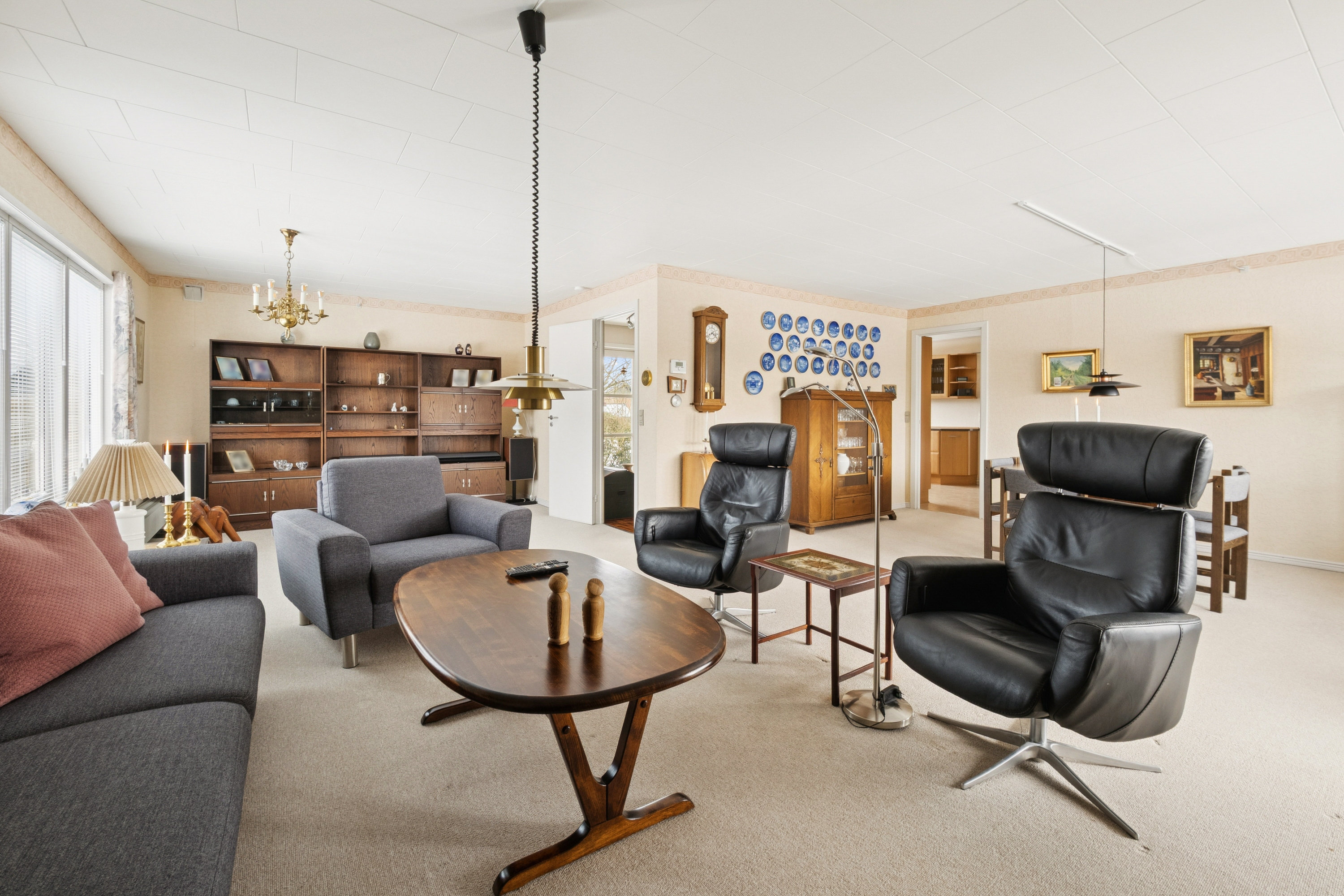 Fremhævet stue billede i fuldskærmstilstand. Billede af Margrethevej 7, Oddense, 7860 Spøttrup