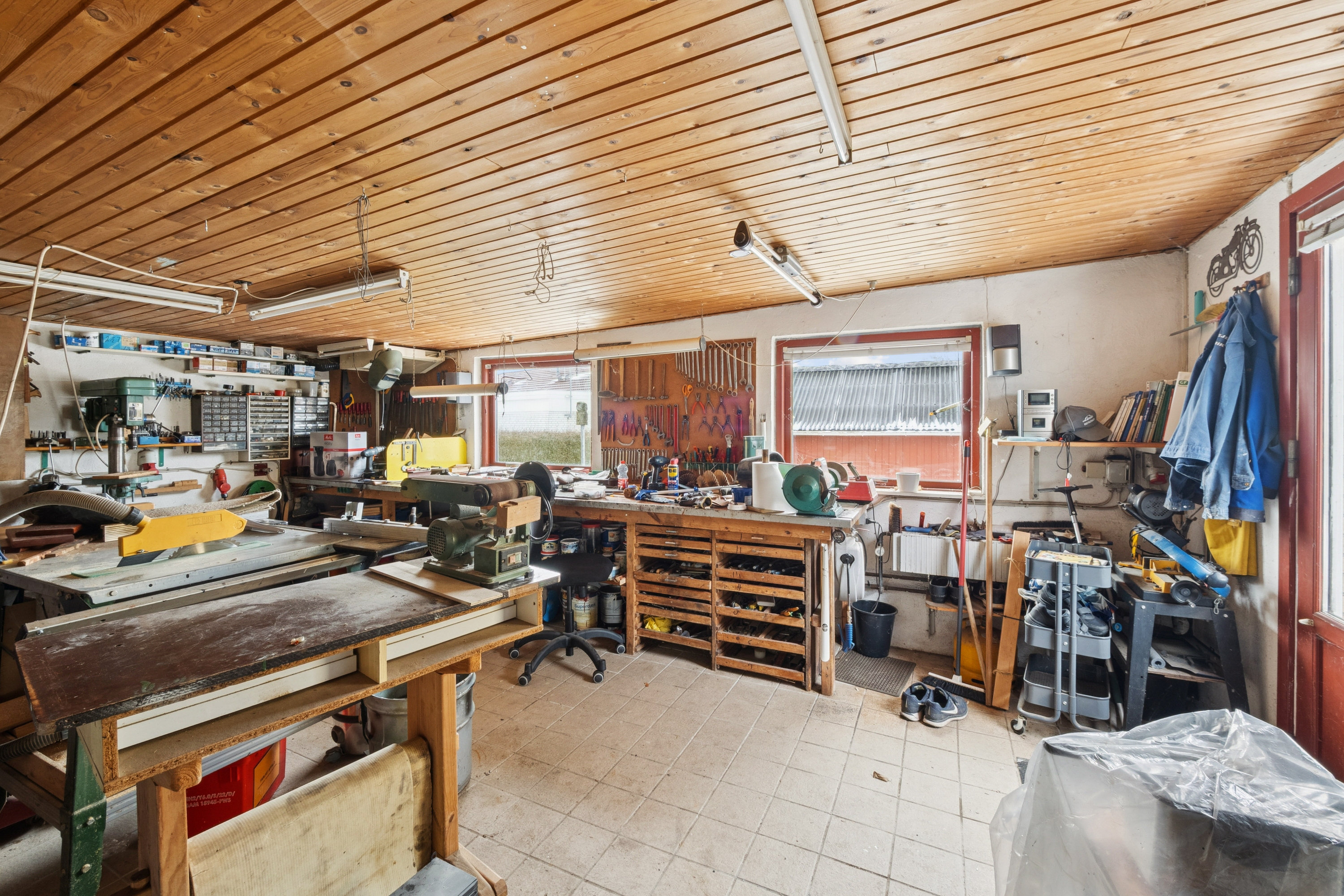 Fremhævet stue billede i fuldskærmstilstand. Billede af Margrethevej 7, Oddense, 7860 Spøttrup