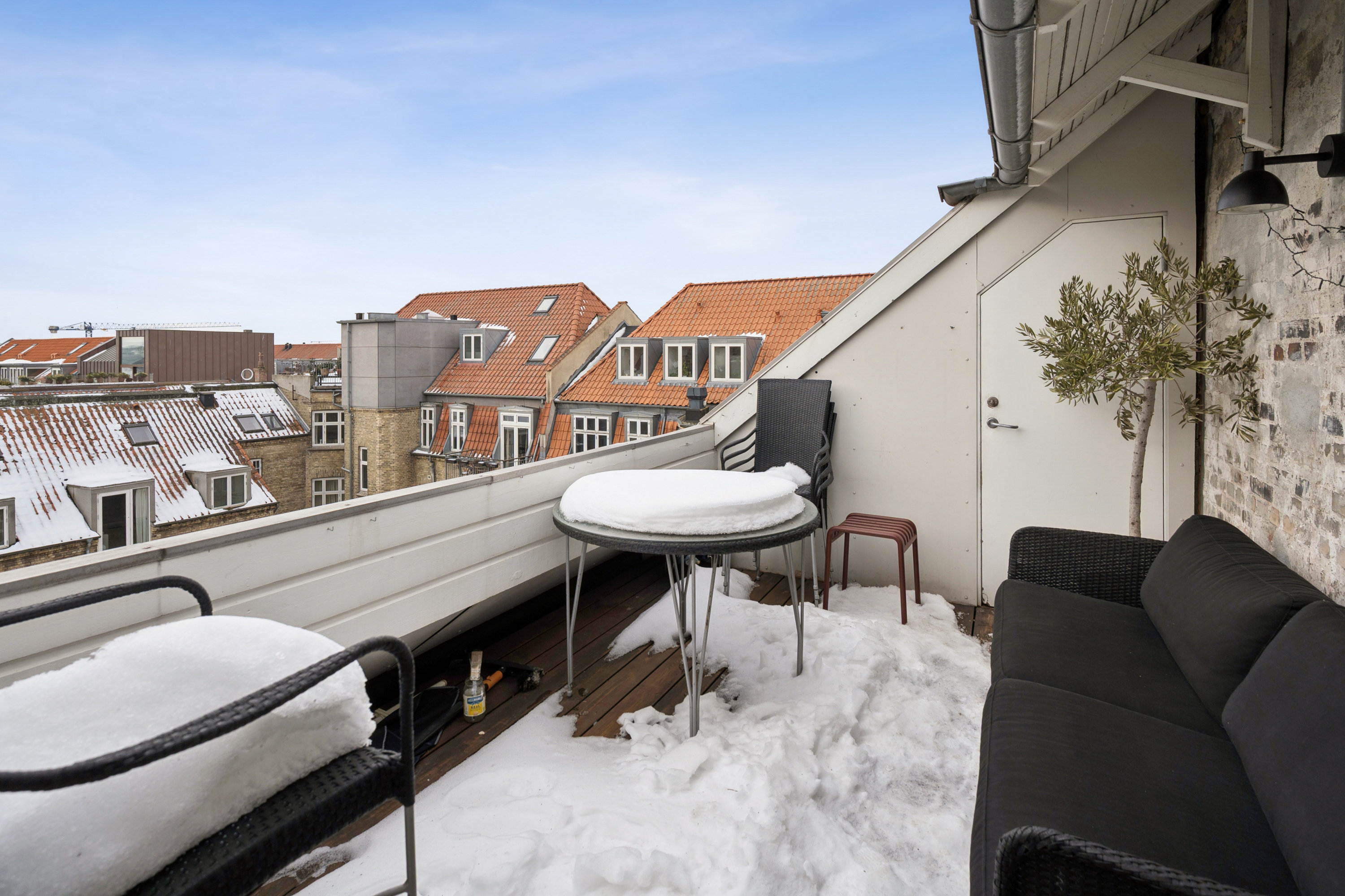 Fremhævet terrasse billede i fuldskærmstilstand. Billede af Kystvejen 51, 5., 8000 Aarhus C