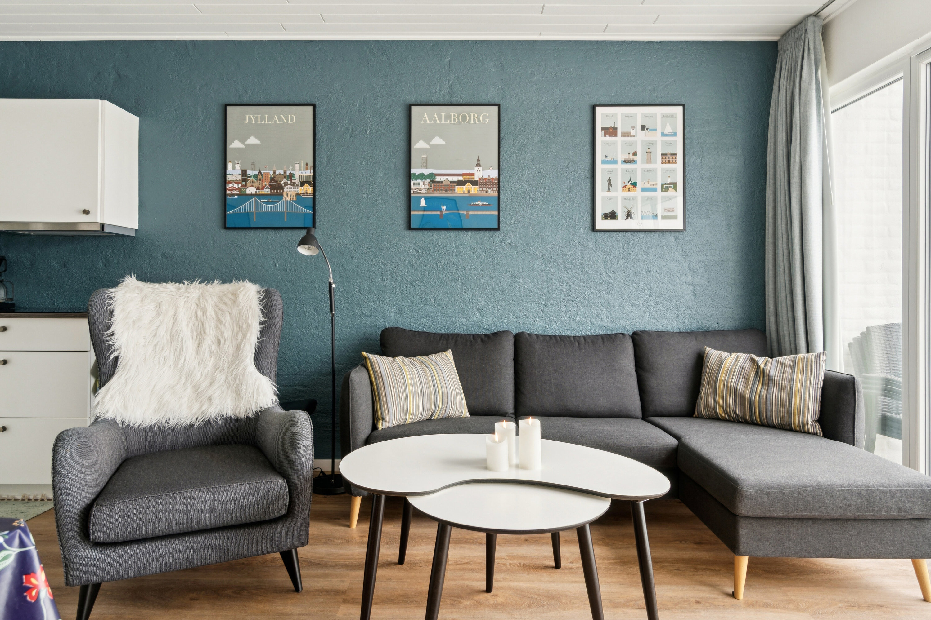 Fremhævet stue billede i fuldskærmstilstand. Billede af Krikvænge 29, Agger, 7770 Vestervig