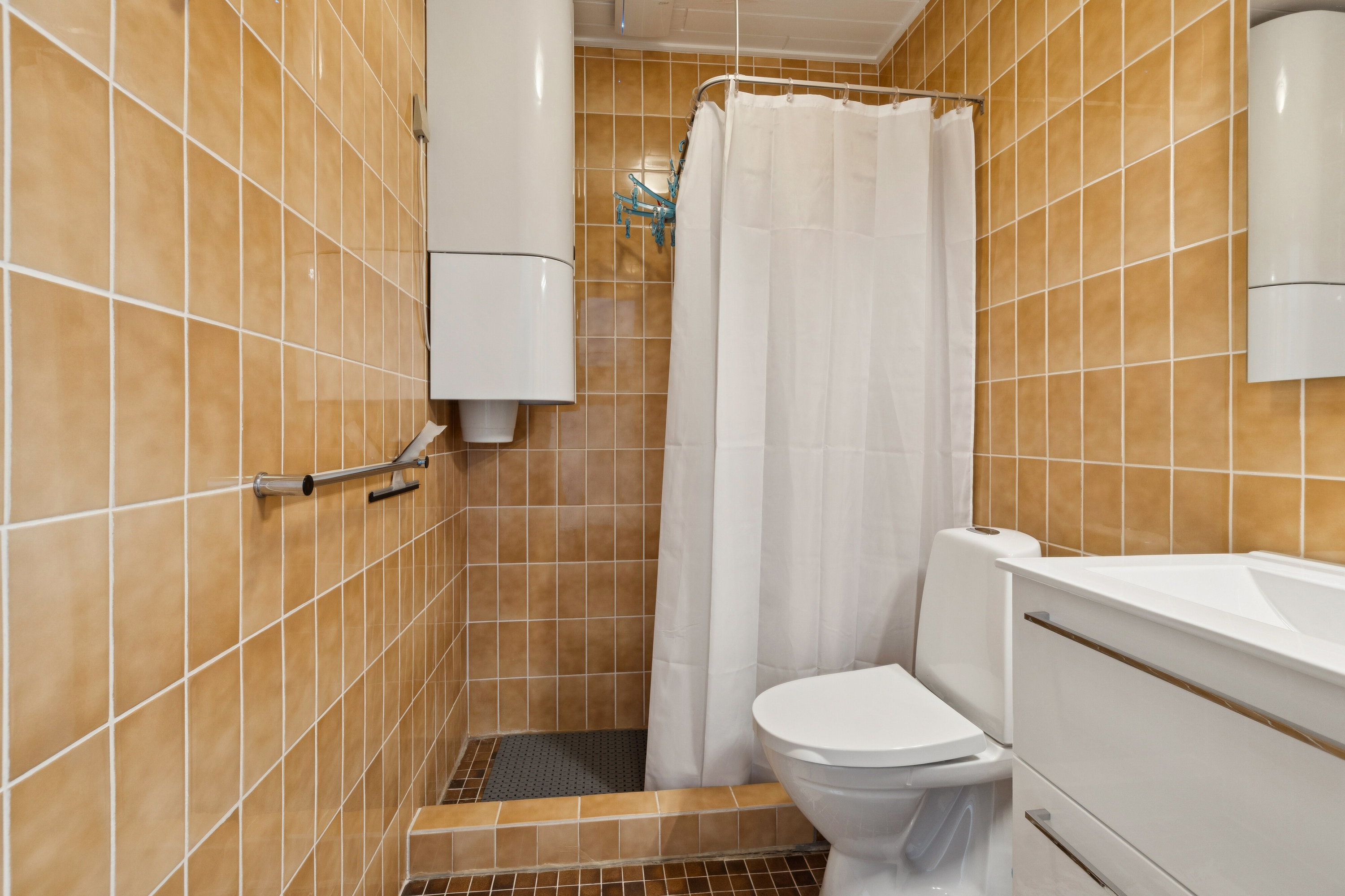 Fremhævet badeværelse billede i fuldskærmstilstand. Billede af Krikvænge 29, Agger, 7770 Vestervig