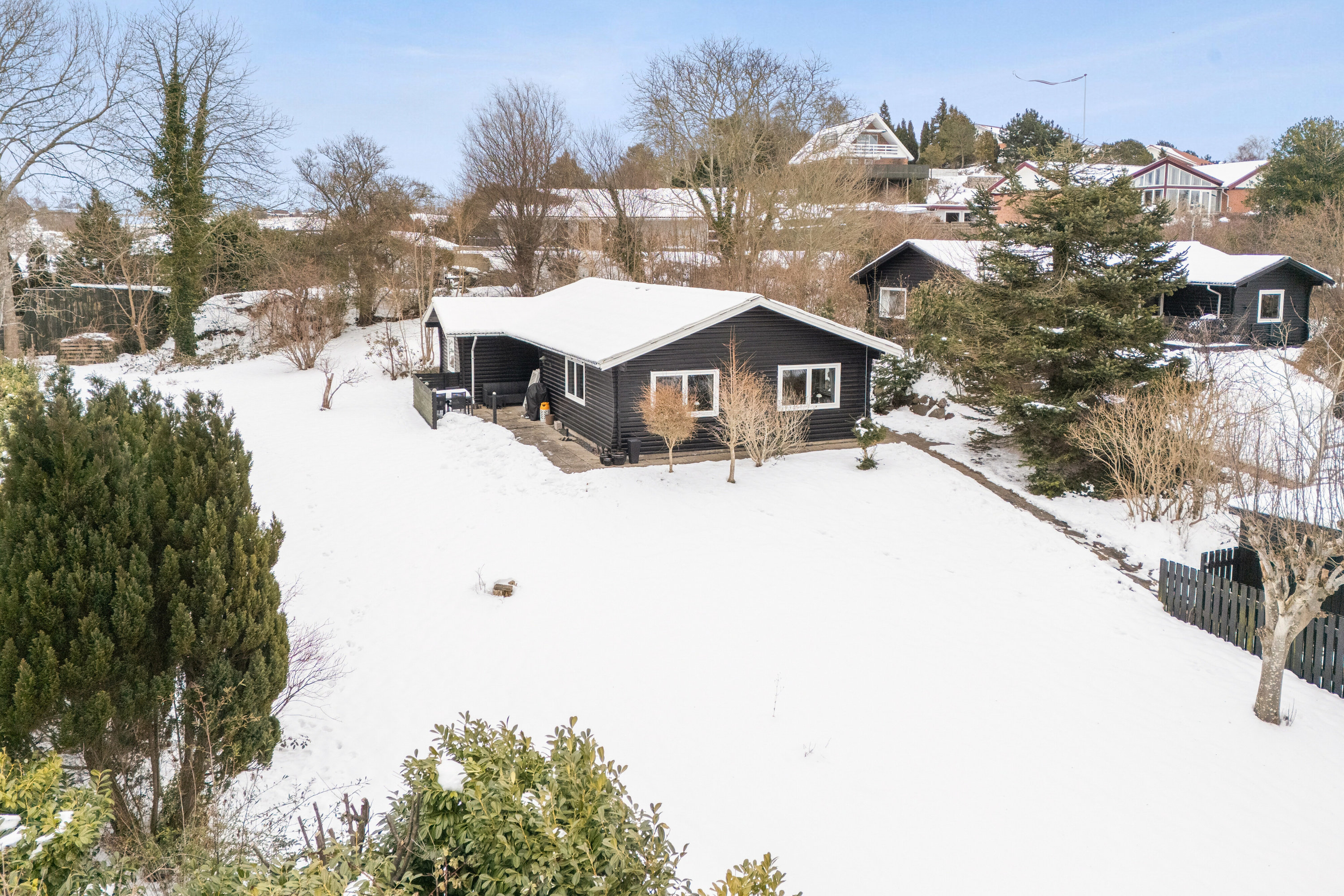 Fremhævet luftfoto billede i fuldskærmstilstand. Billede af Dalsvinget 1, 4400 Kalundborg