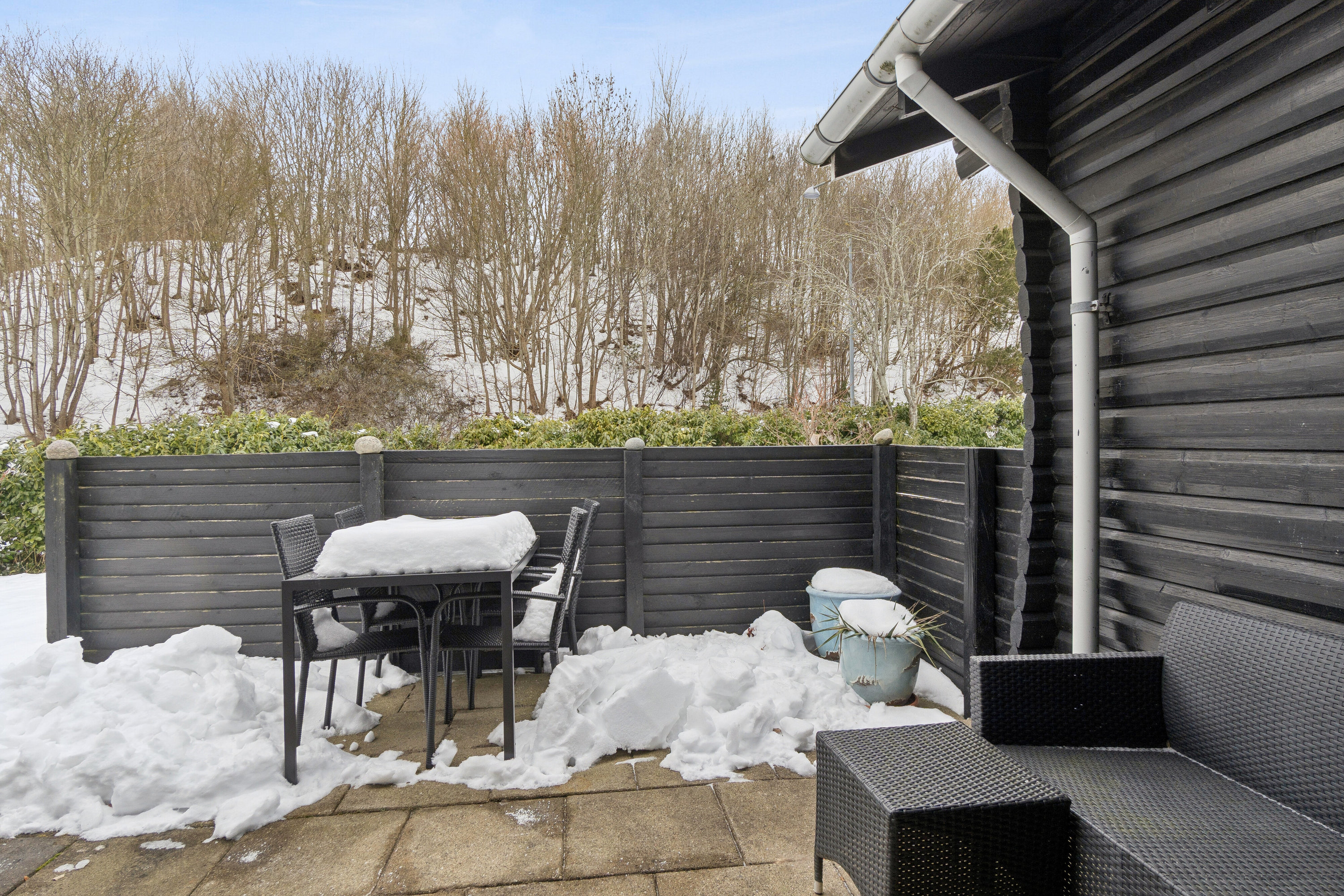 Fremhævet terrasse billede i fuldskærmstilstand. Billede af Dalsvinget 1, 4400 Kalundborg