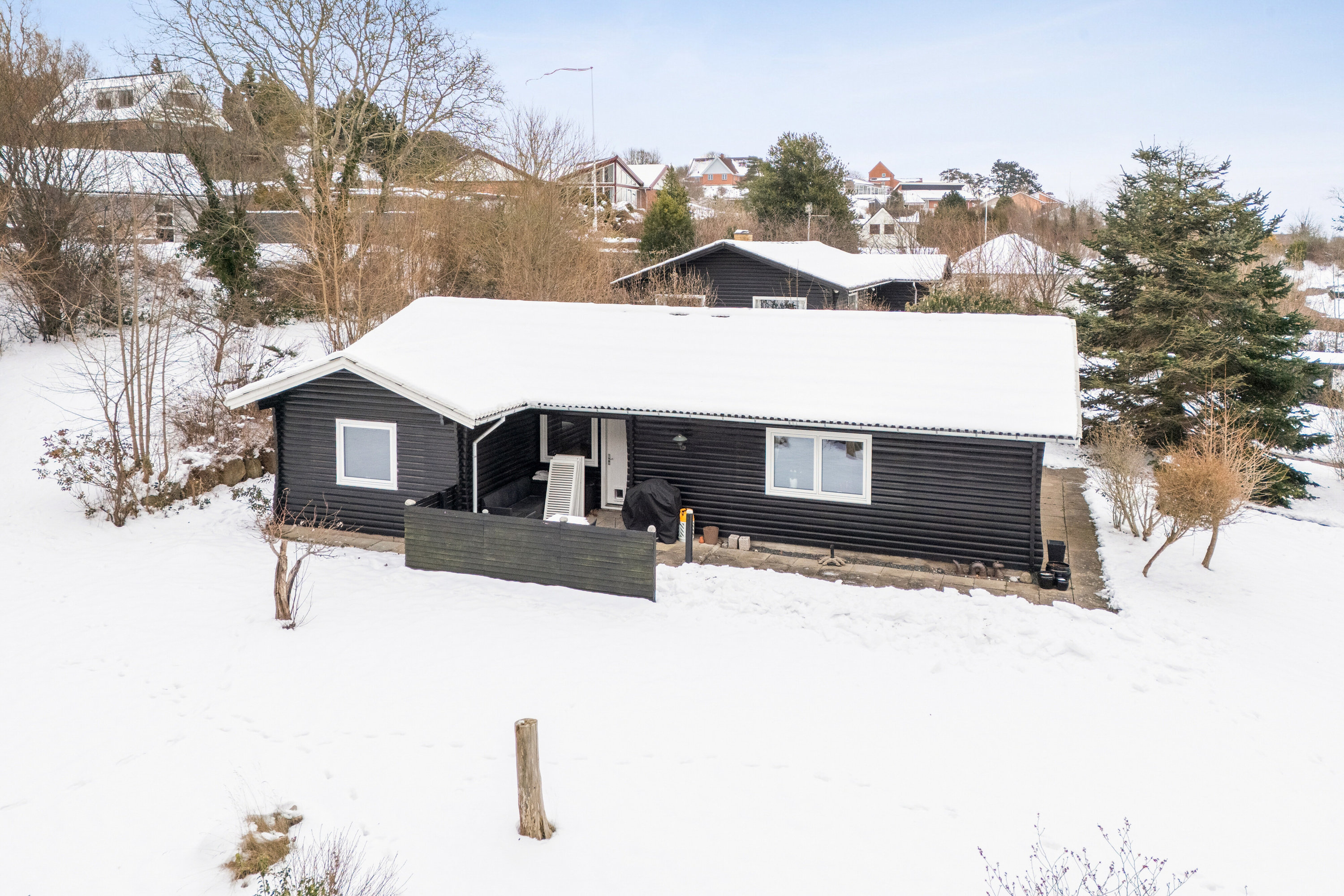 Fremhævet luftfoto billede i fuldskærmstilstand. Billede af Dalsvinget 1, 4400 Kalundborg