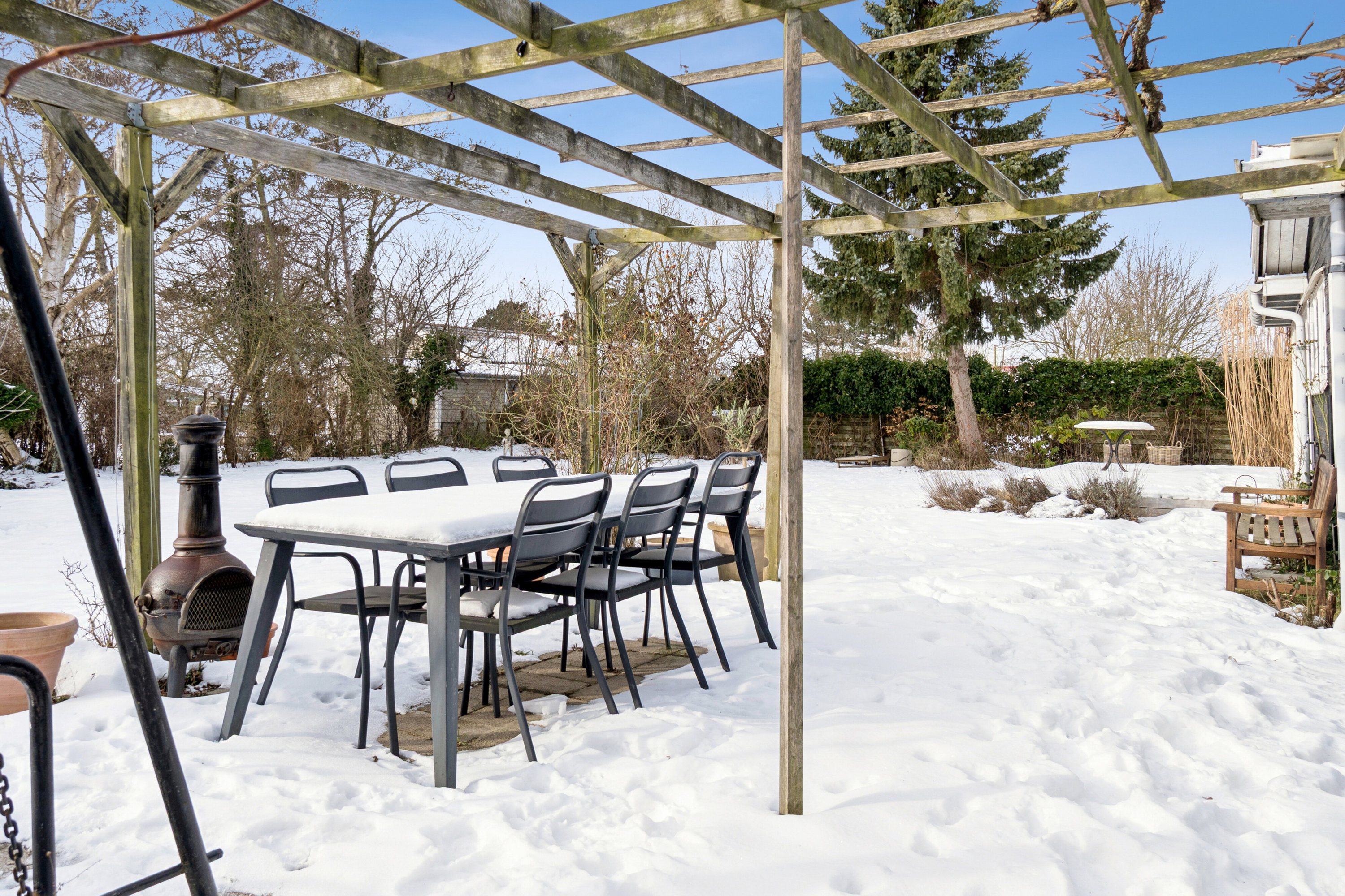 Fremhævet overdækket terrasse billede i fuldskærmstilstand. Billede af Skovsangervej 8, St Kongsmark, 4200 Slagelse