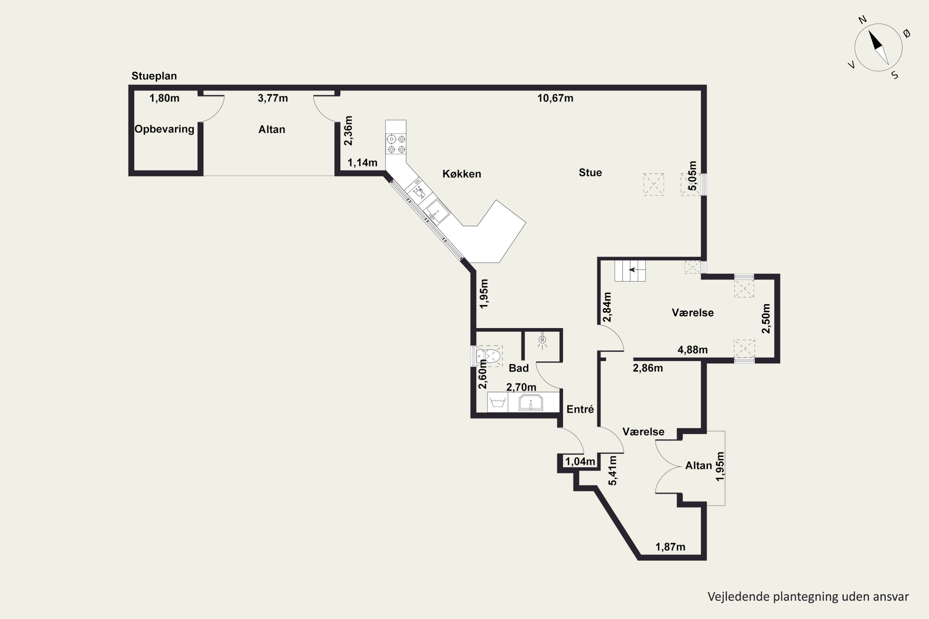 Plantegninger billede af Kystvejen 51, 5., 8000 Aarhus C