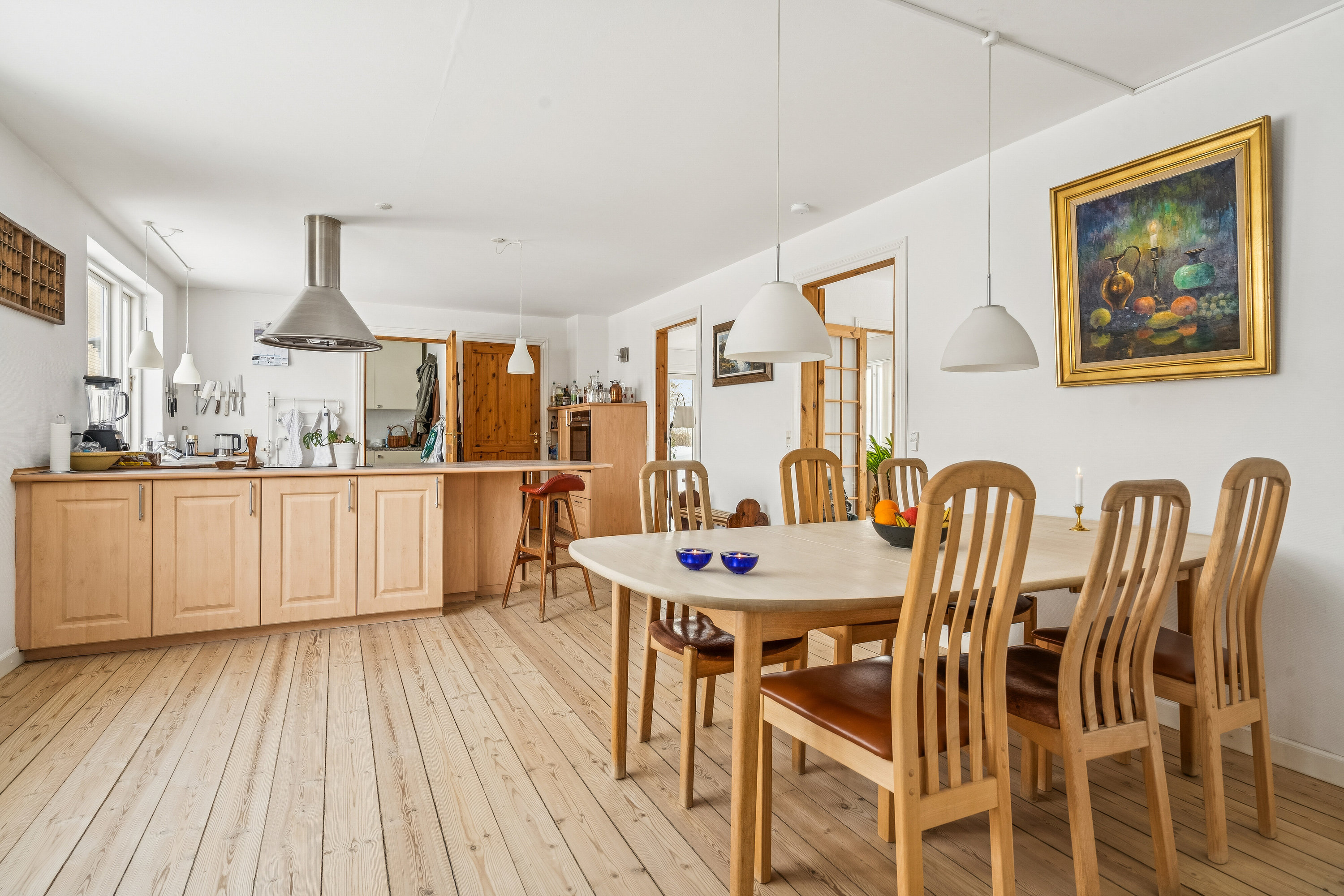 Fremhævet spisestue billede i fuldskærmstilstand. Billede af Snesere Torpvej 30, Snesere Torp, 4733 Tappernøje