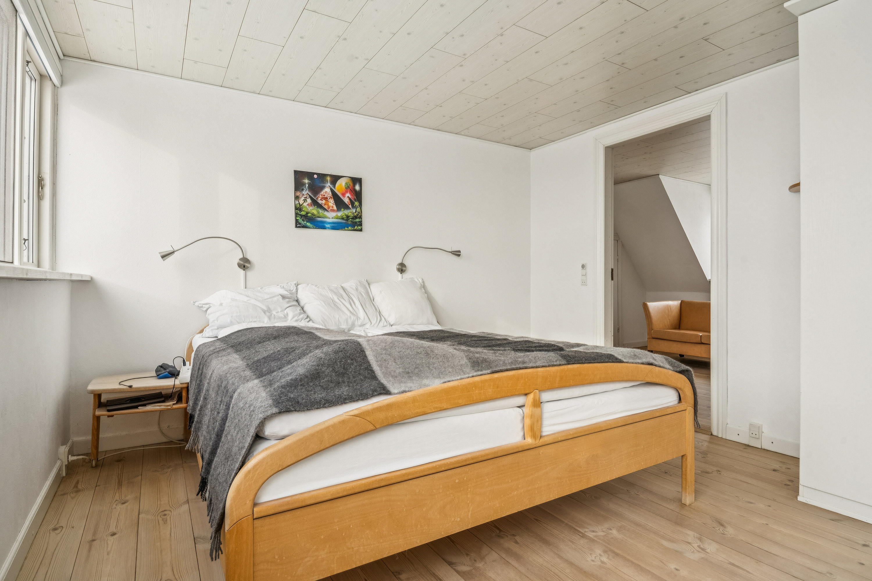 Fremhævet soveværelse billede i fuldskærmstilstand. Billede af Snesere Torpvej 30, Snesere Torp, 4733 Tappernøje