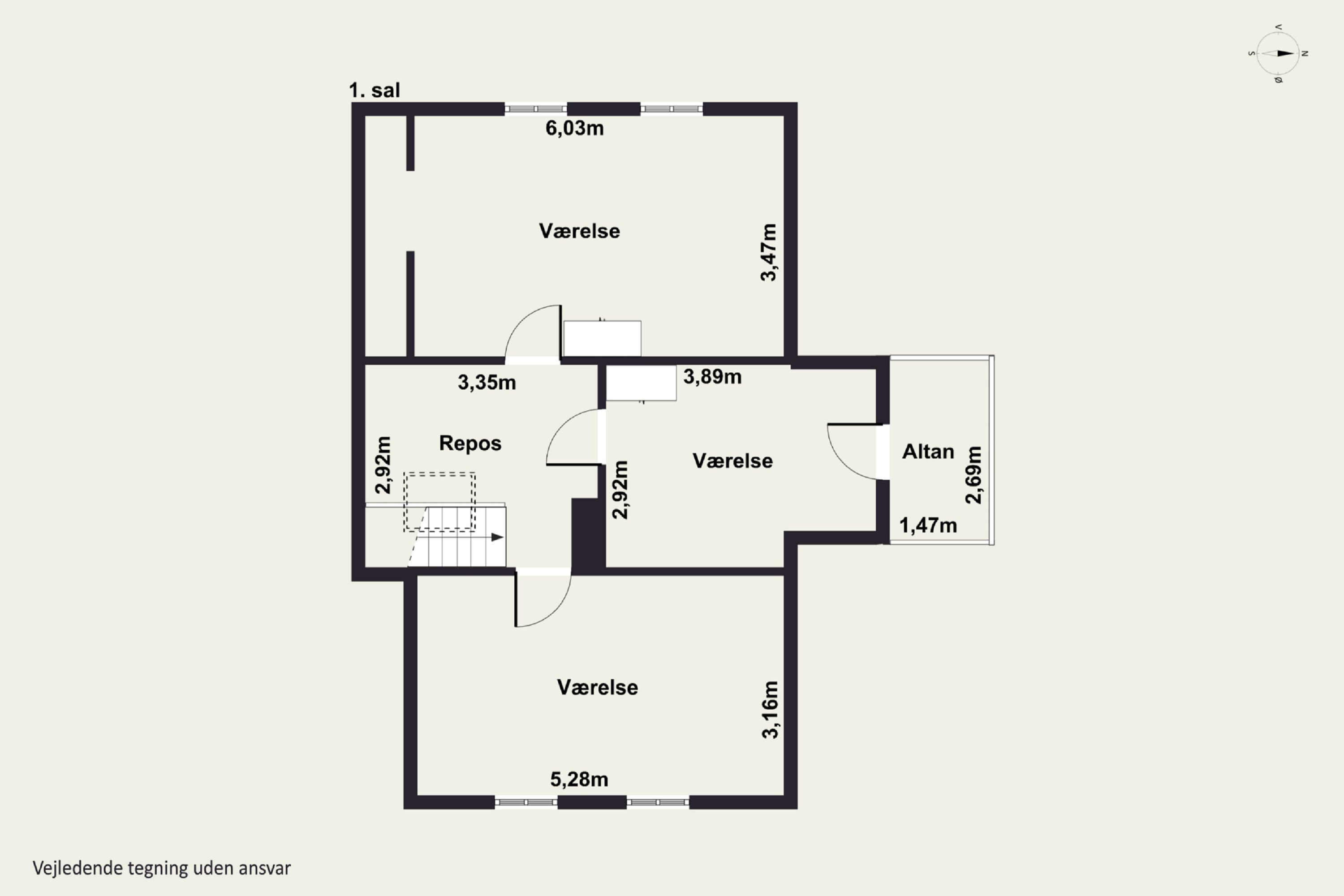 Plantegninger billede af Holmevej 50, Brandelev, 4700 Næstved