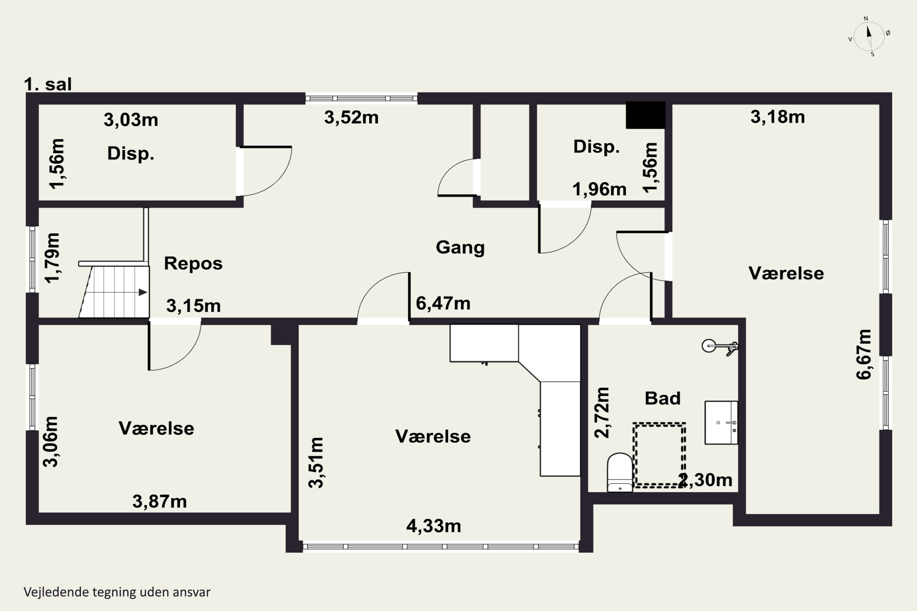 Plantegninger billede af Snesere Torpvej 30, Snesere Torp, 4733 Tappernøje