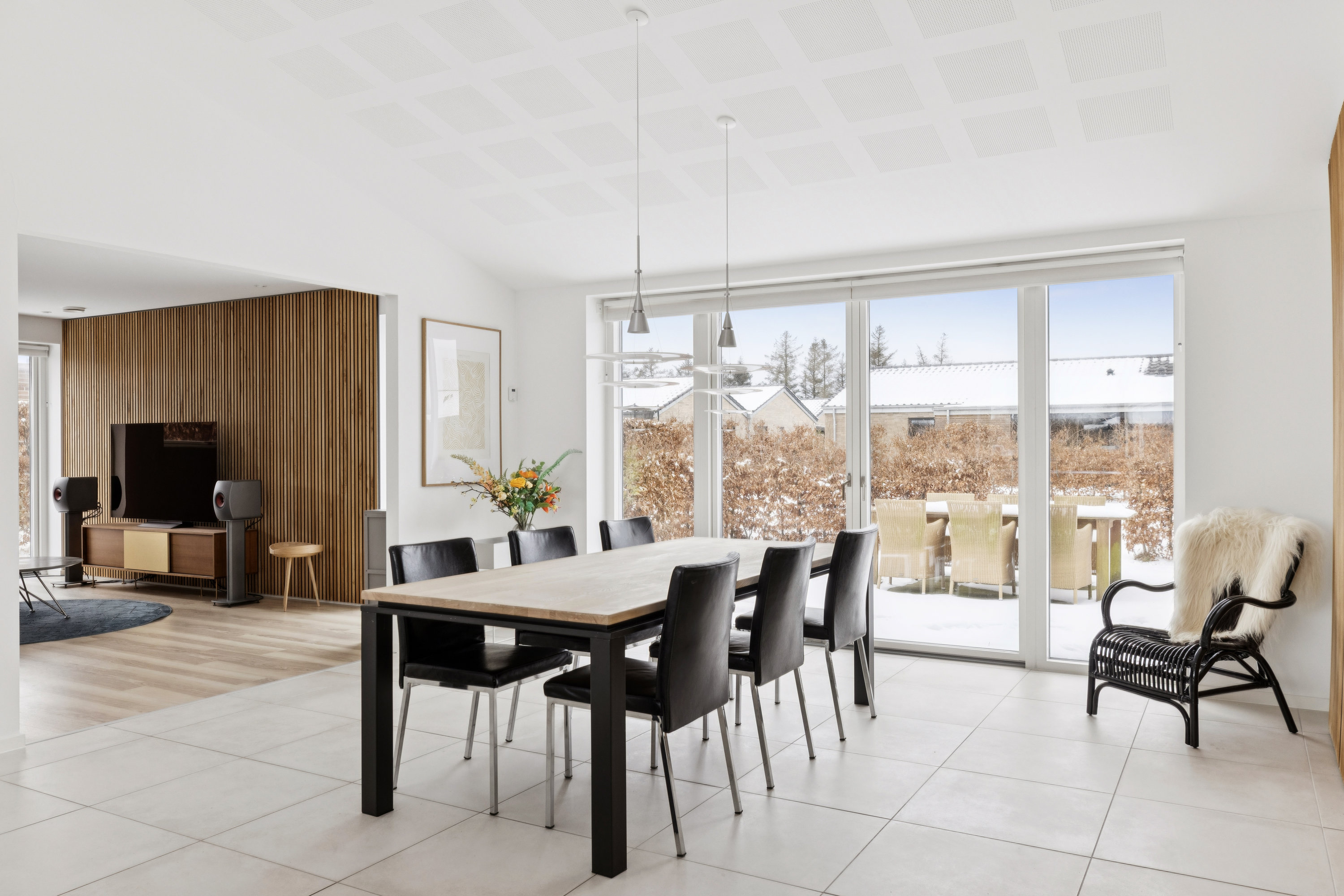 Fremhævet stue billede i fuldskærmstilstand. Billede af Tønnesens Vej 16, 6760 Ribe