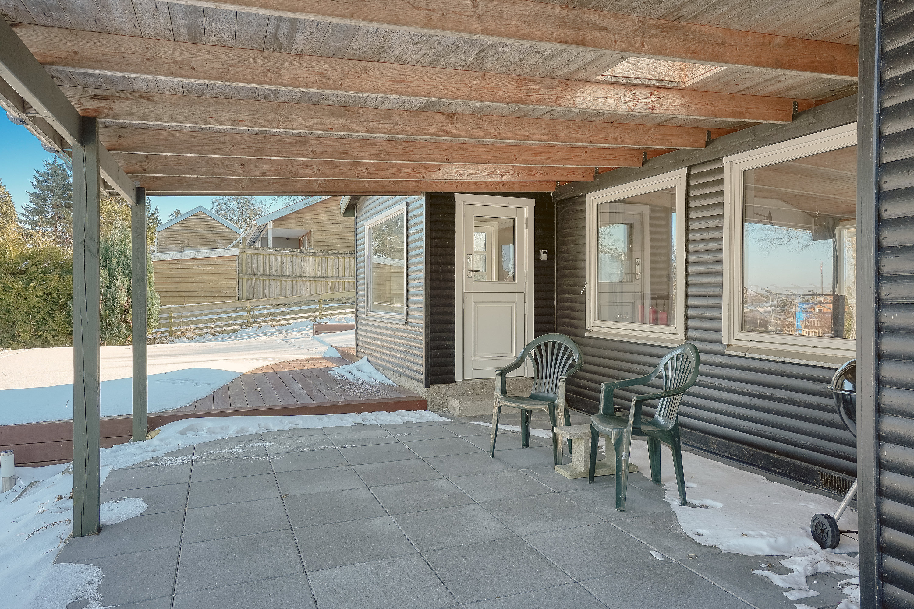 Fremhævet terrasse billede i fuldskærmstilstand. Billede af Løserup Strandvej 4, Løserup, 4300 Holbæk