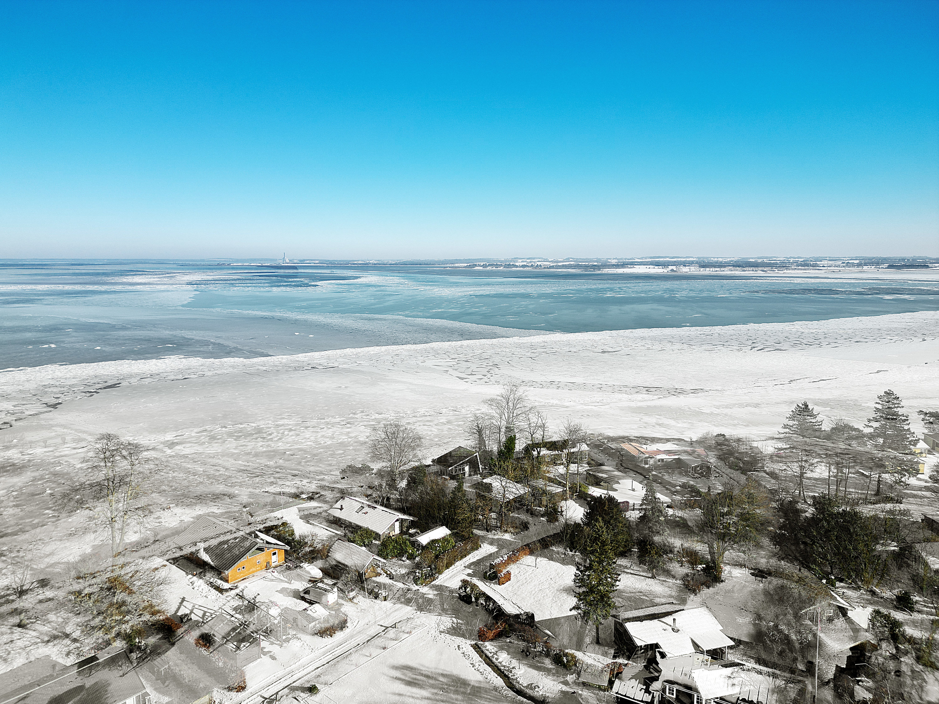Fremhævet luftfoto billede i fuldskærmstilstand. Billede af Løserup Strandvej 4, Løserup, 4300 Holbæk