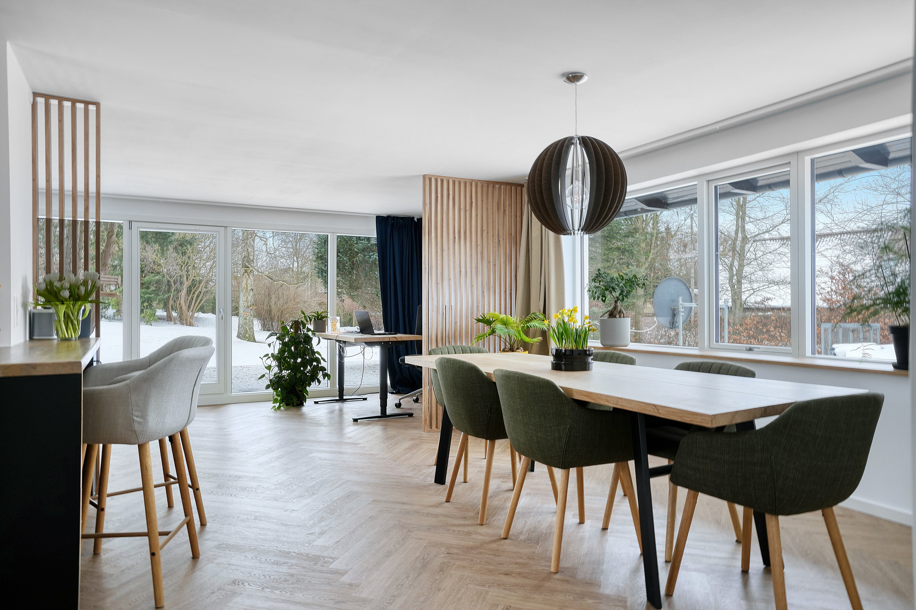 Fremhævet spisestue billede i fuldskærmstilstand. Billede af Ringstedvej 229, Kvanløse, 4300 Holbæk