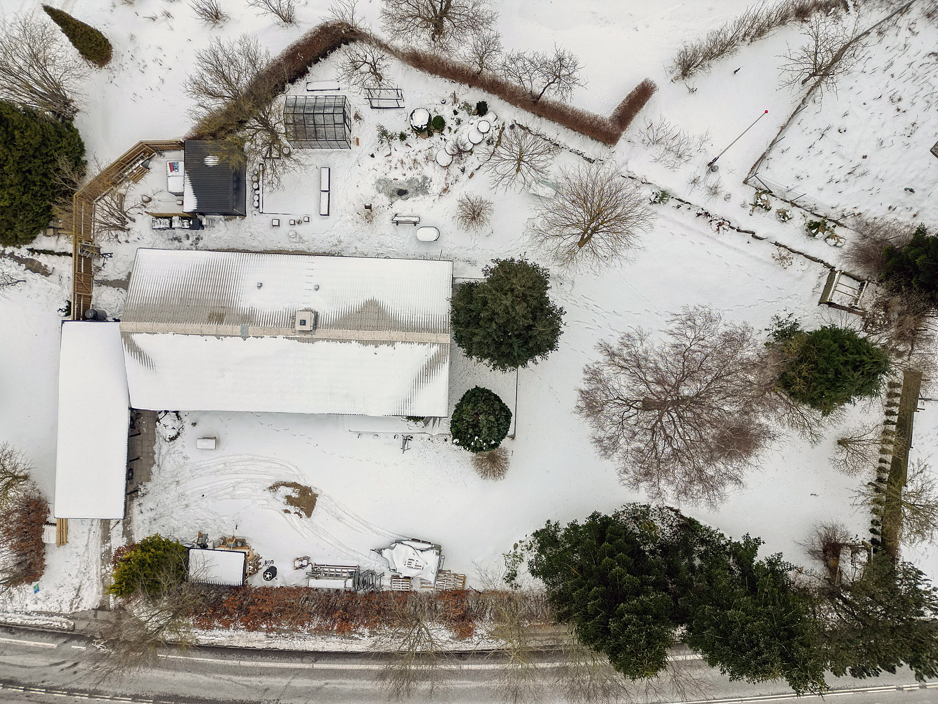 Fremhævet luftfoto billede i fuldskærmstilstand. Billede af Ringstedvej 229, Kvanløse, 4300 Holbæk