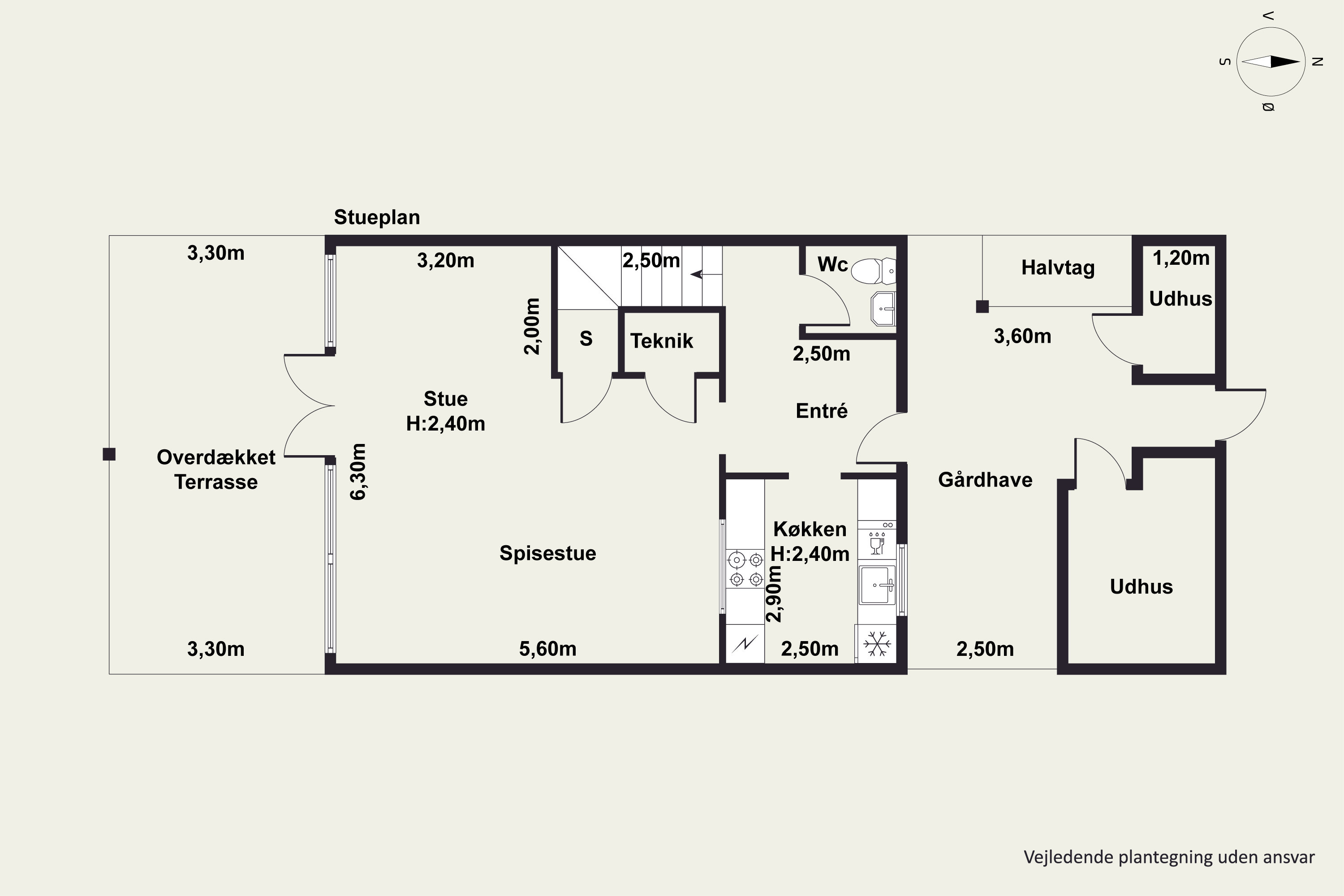 Plantegninger billede af Blåhegnet 50, 2670 Greve