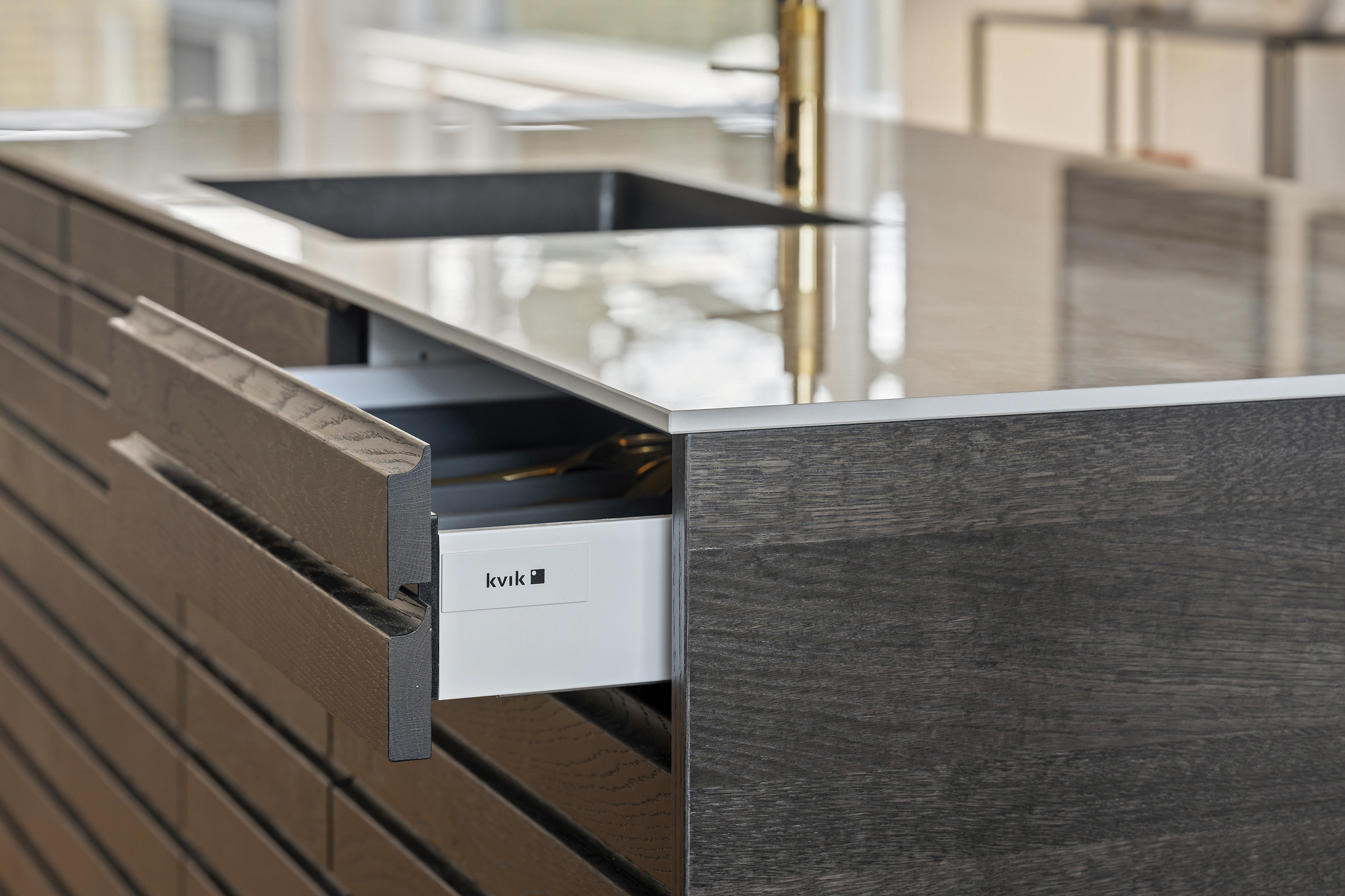 Fremhævet køkken billede i fuldskærmstilstand. Billede af Ellehaven 7, Trørød, 2950 Vedbæk