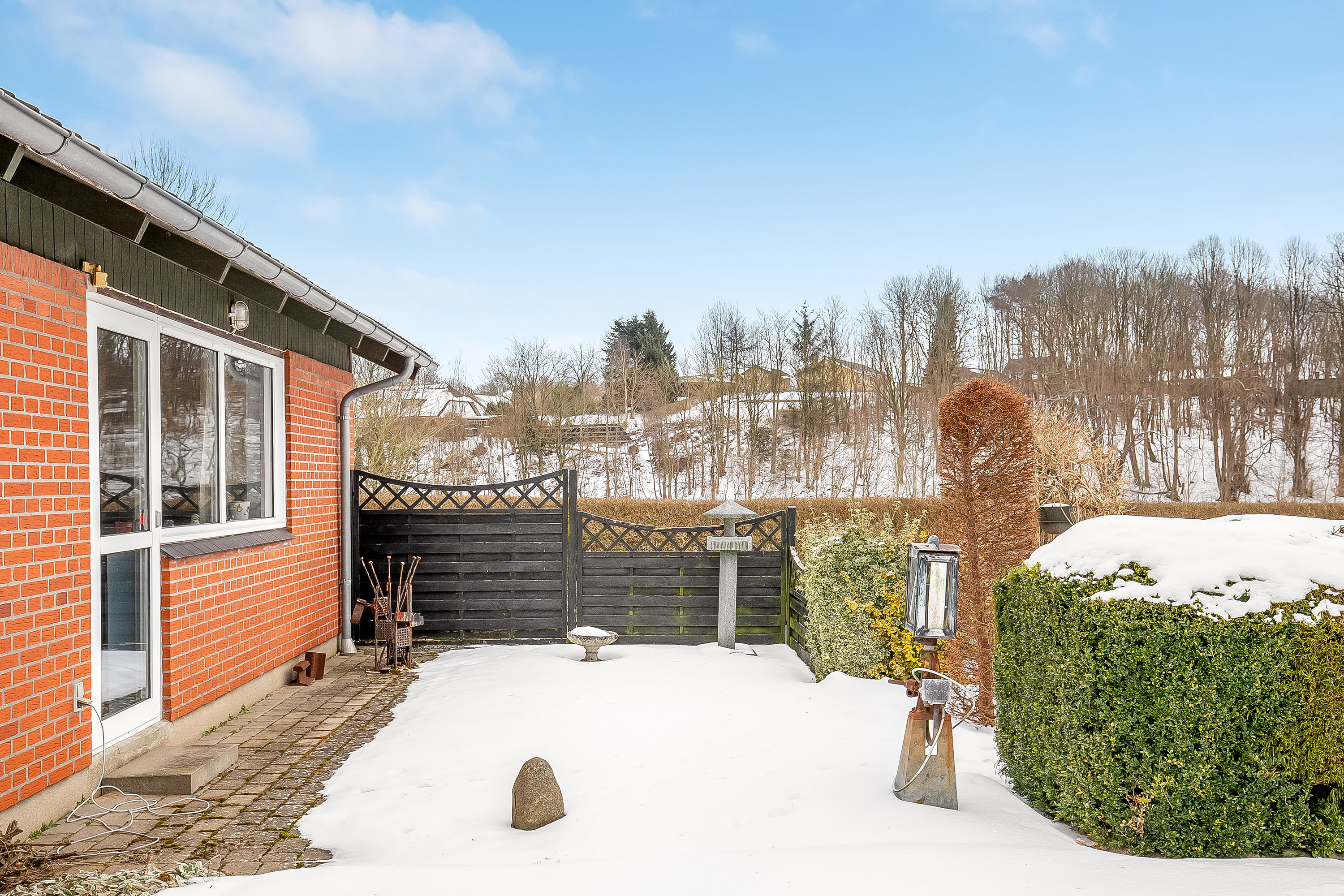 Fremhævet terrasse billede i fuldskærmstilstand. Billede af Åparken 58, 6640 Lunderskov