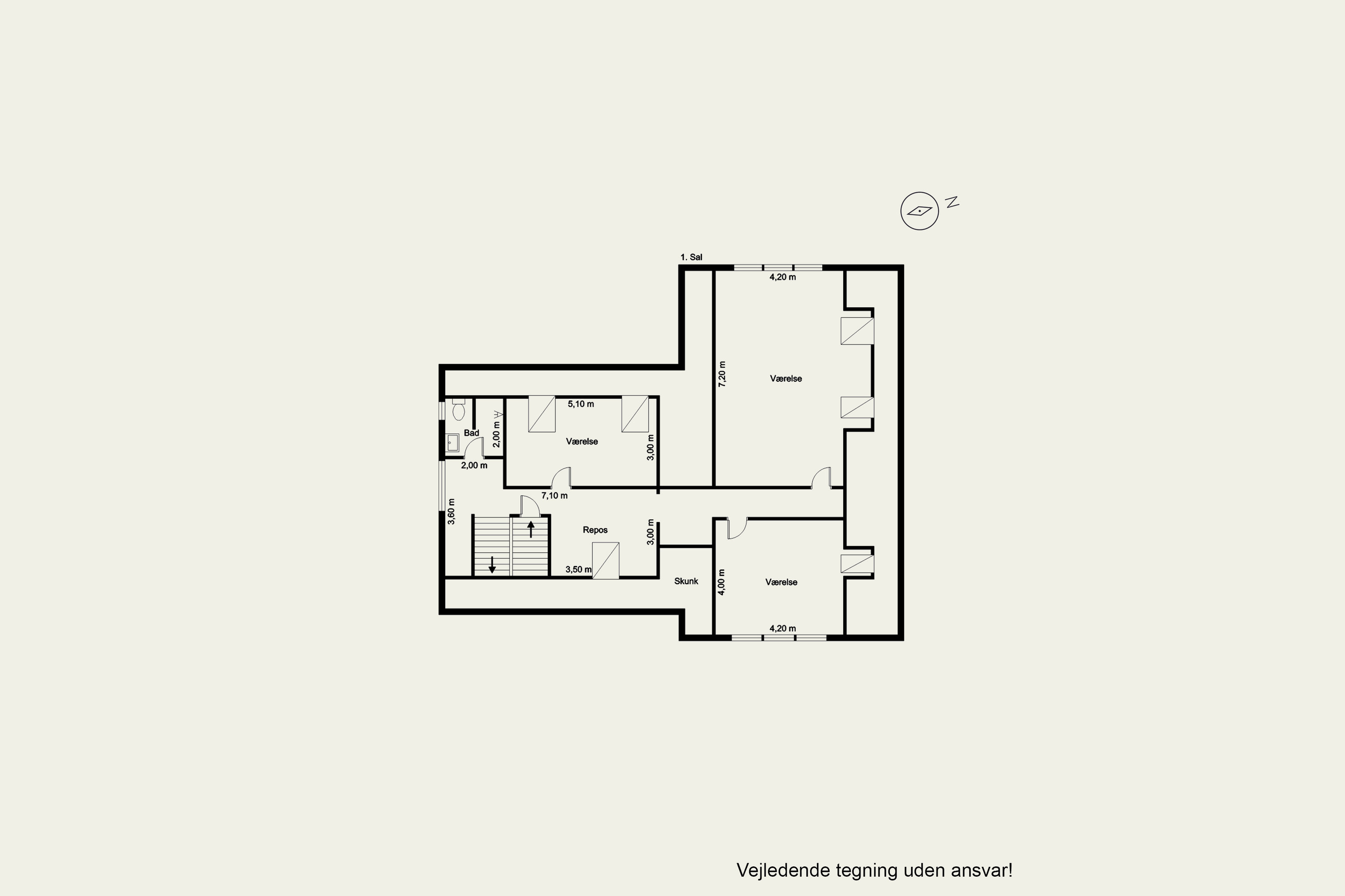 Plantegninger billede af Åløkke 11, 6372 Bylderup-Bov