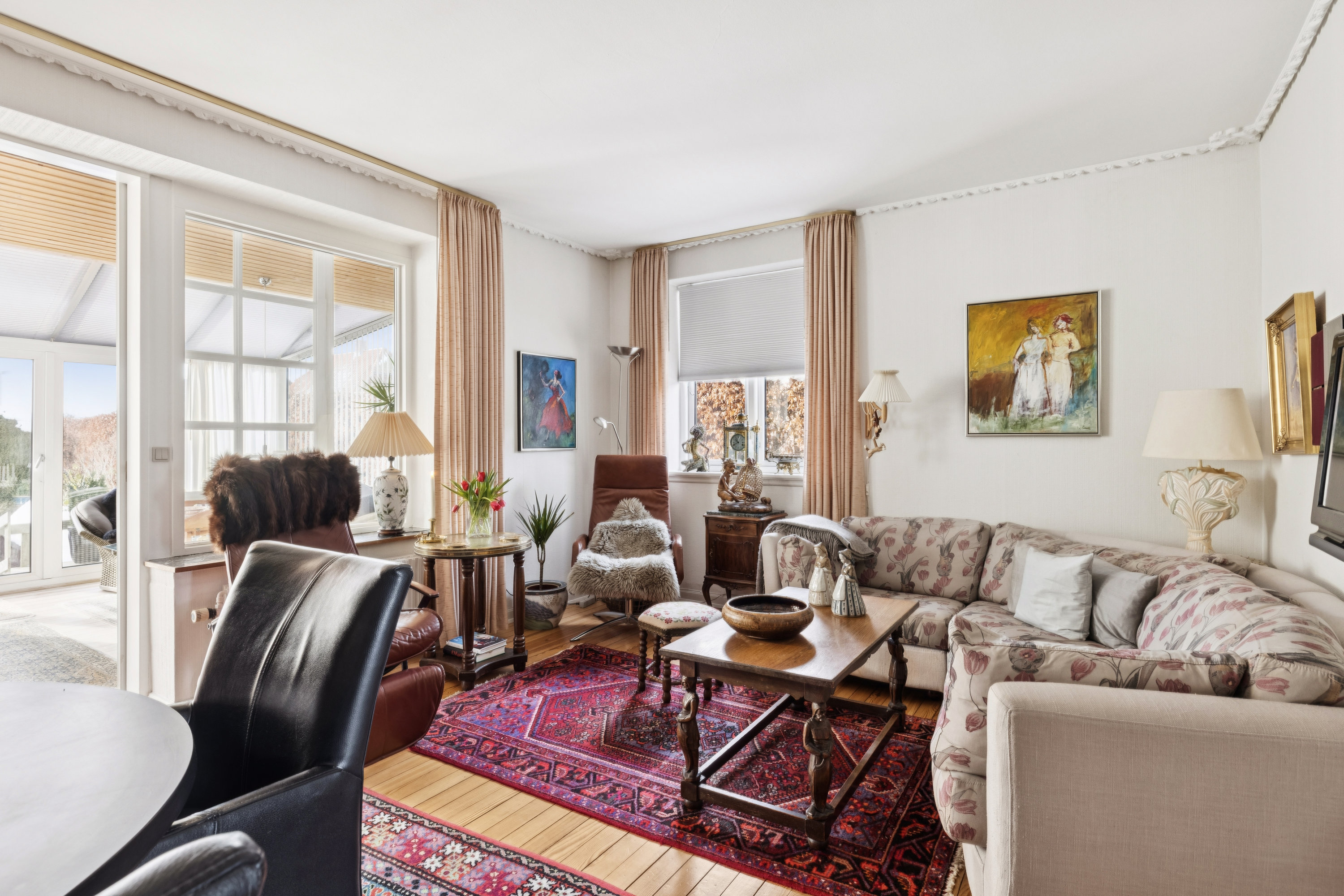 Fremhævet stue billede i fuldskærmstilstand. Billede af Kølvej 36, 8500 Grenaa