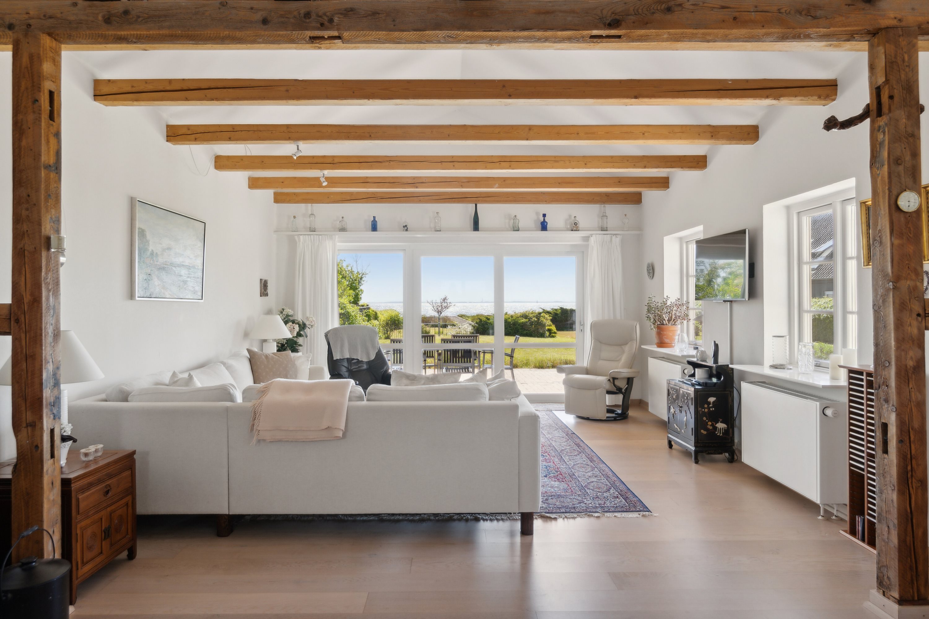 Fremhævet stue billede i fuldskærmstilstand. Billede af Fjordvænget 13, 4581 Rørvig