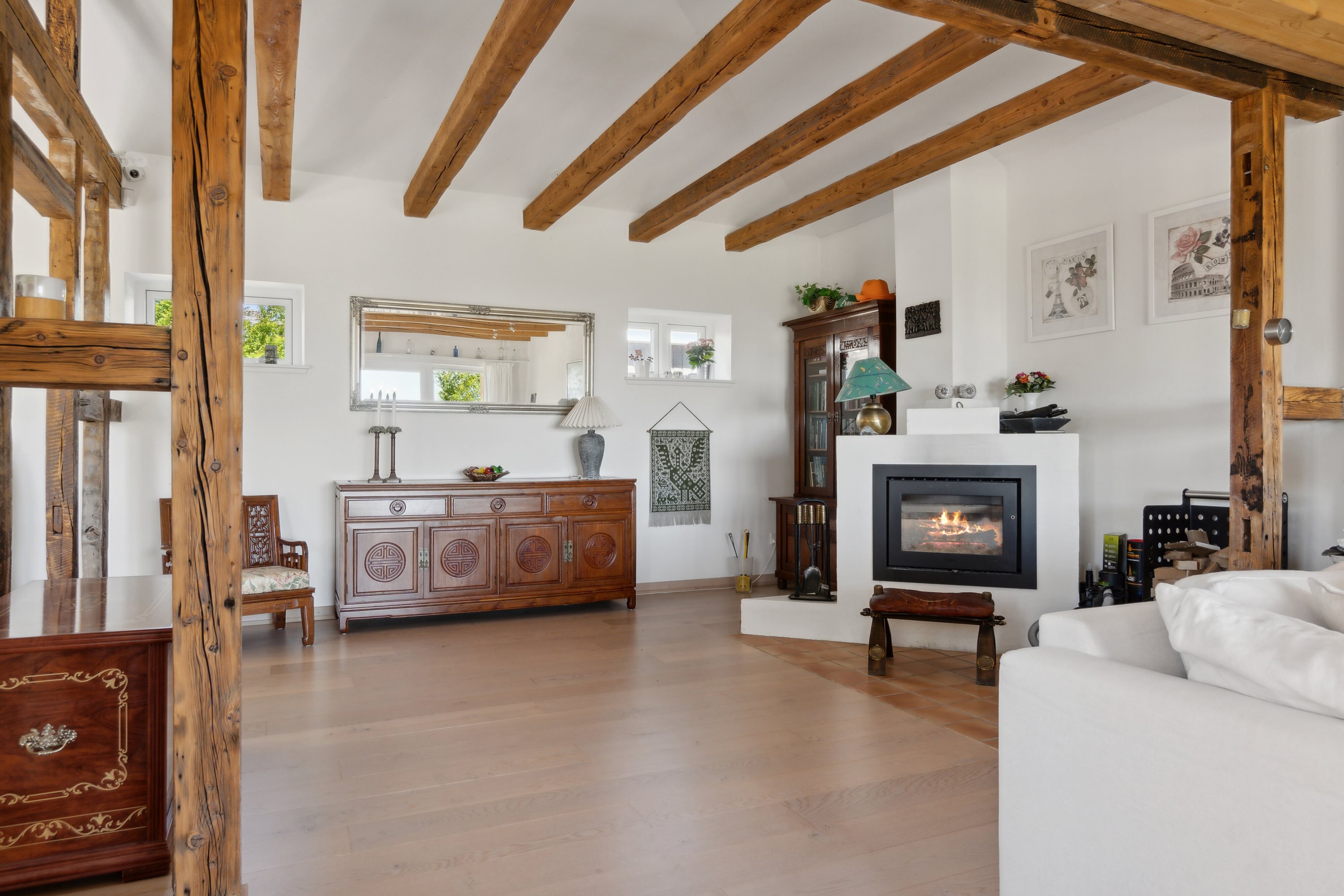 Fremhævet stue billede i fuldskærmstilstand. Billede af Fjordvænget 13, 4581 Rørvig