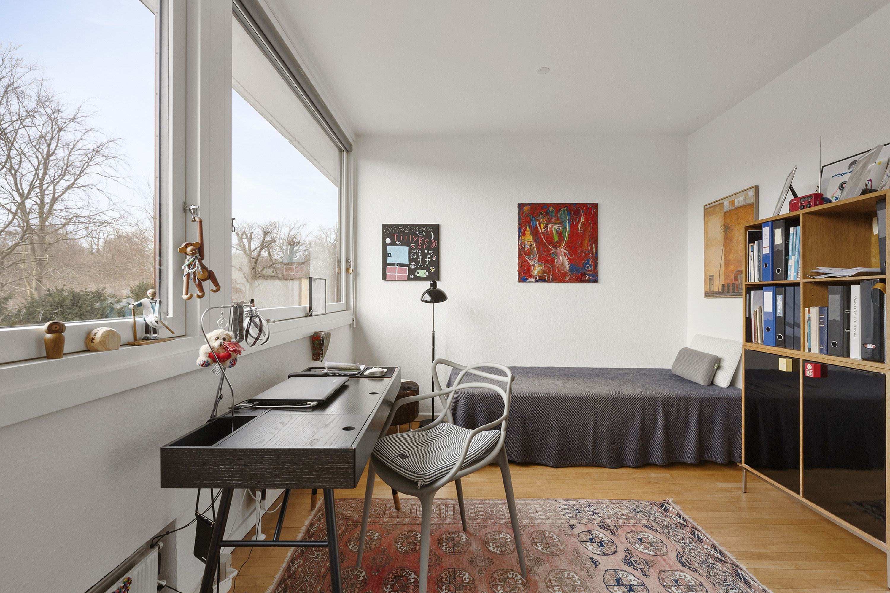 Fremhævet soveværelse billede i fuldskærmstilstand. Billede af Skodsborgparken 42, 3. th., 2942 Skodsborg