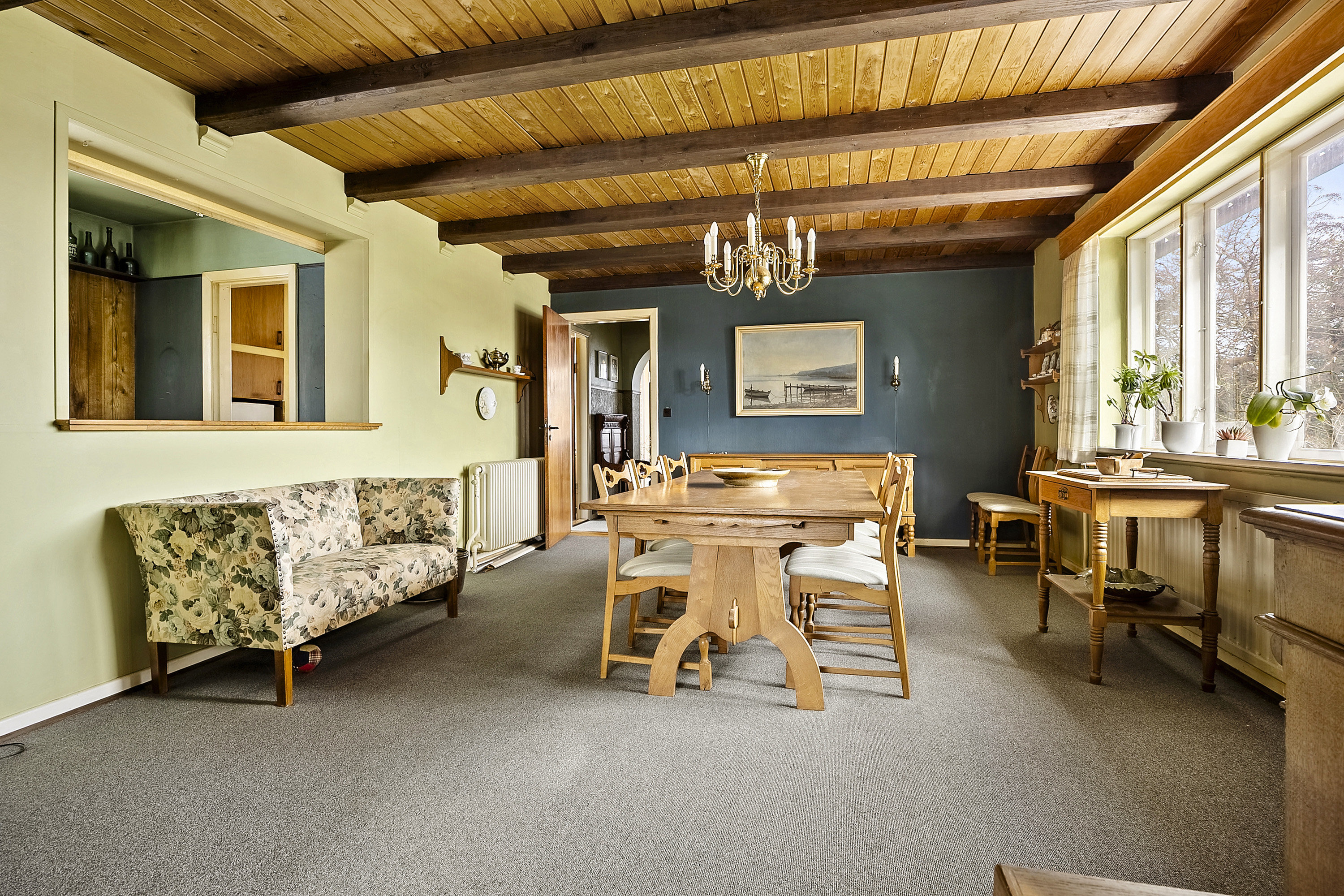 Fremhævet spisestue billede i fuldskærmstilstand. Billede af Tyrstedvej 10, 8700 Horsens