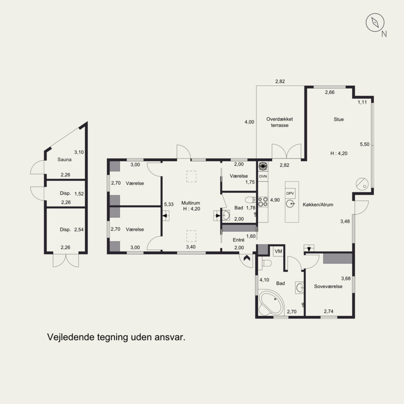 Plantegninger billede af Strandvænget 5, Saksild Str, 8300 Odder