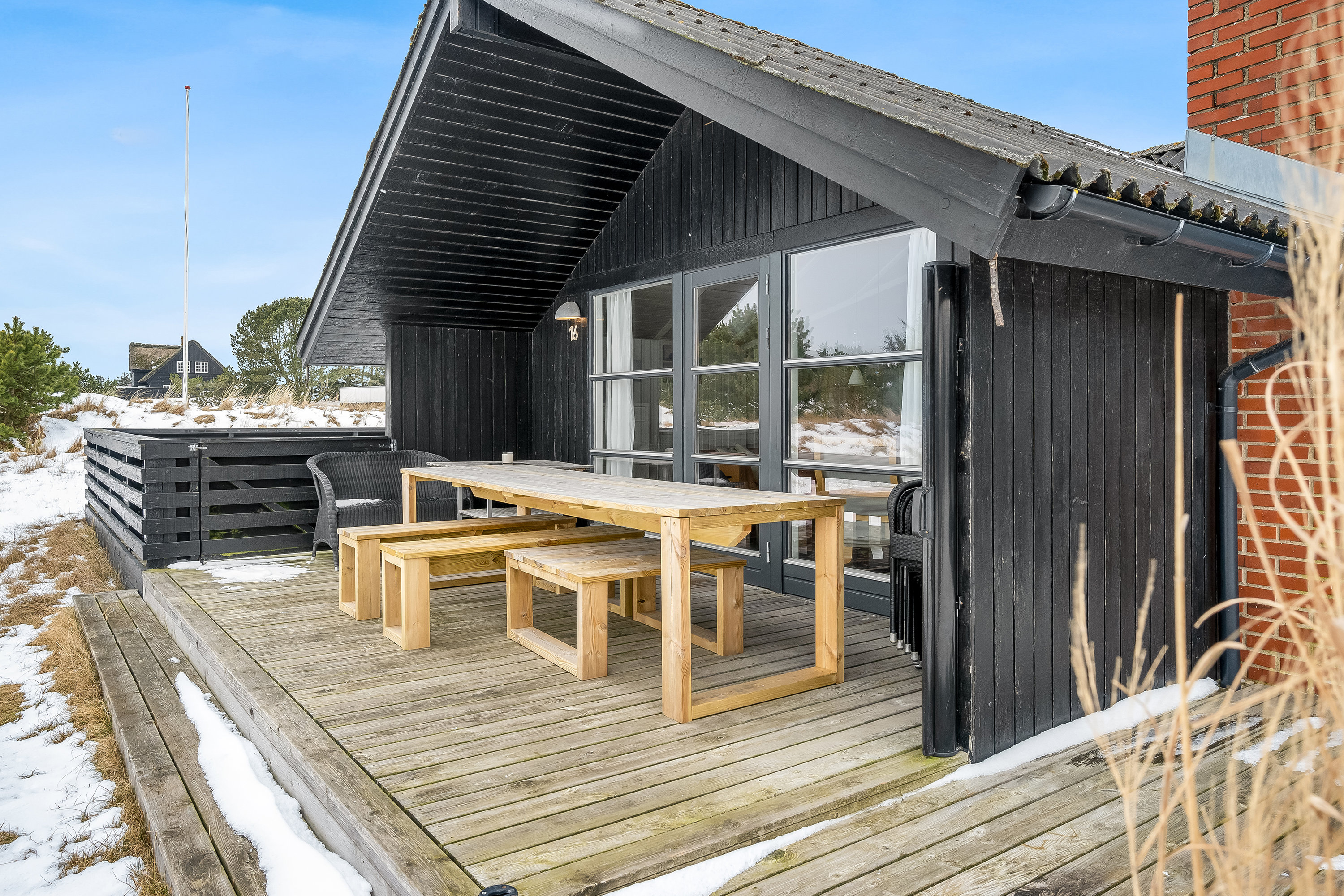 Fremhævet overdækket terrasse billede i fuldskærmstilstand. Billede af Nørre Meldbjergdal 16, Fanø Bad, 6720 Fanø