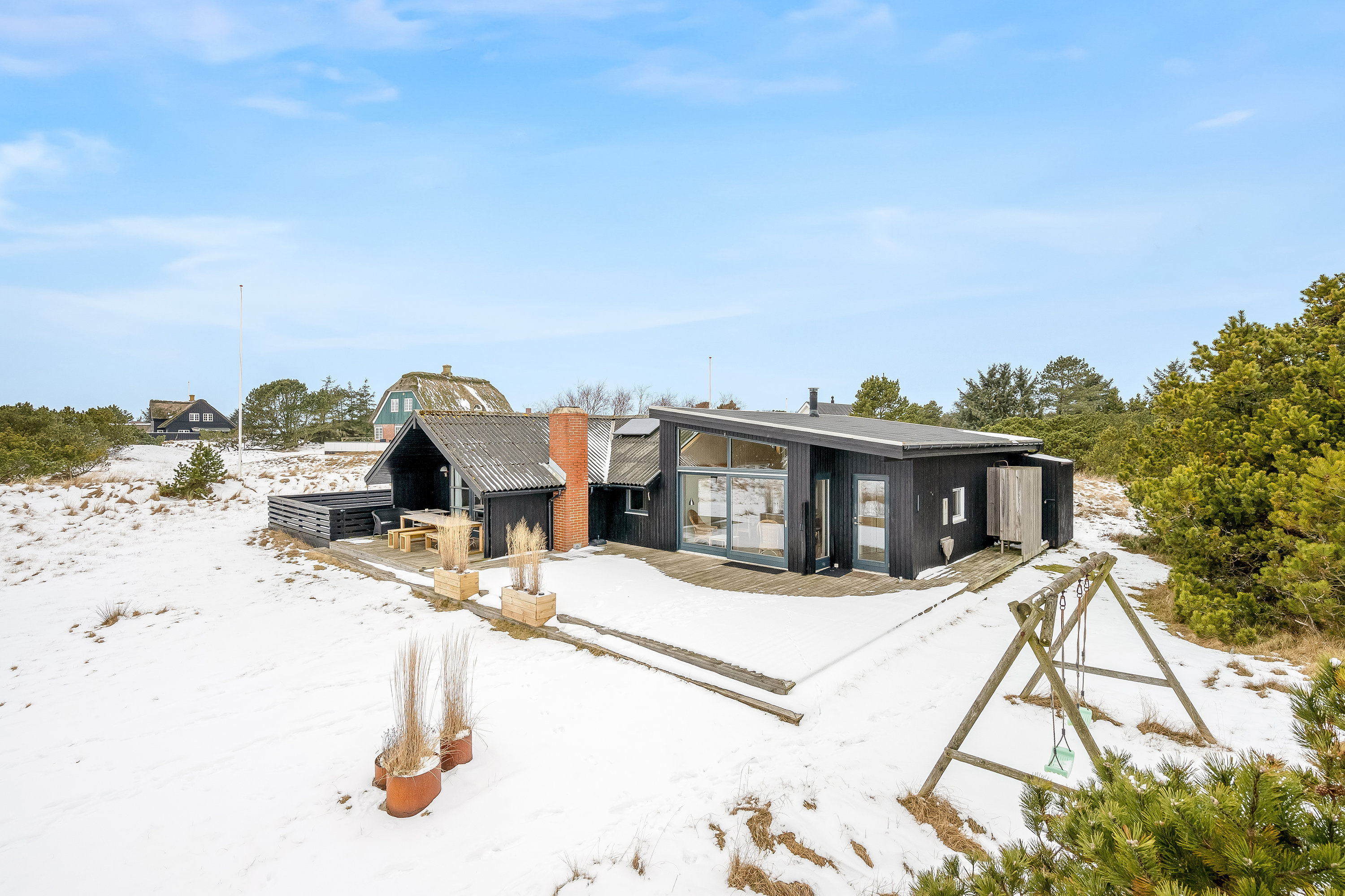 Fremhævet facade billede i fuldskærmstilstand. Billede af Nørre Meldbjergdal 16, Fanø Bad, 6720 Fanø