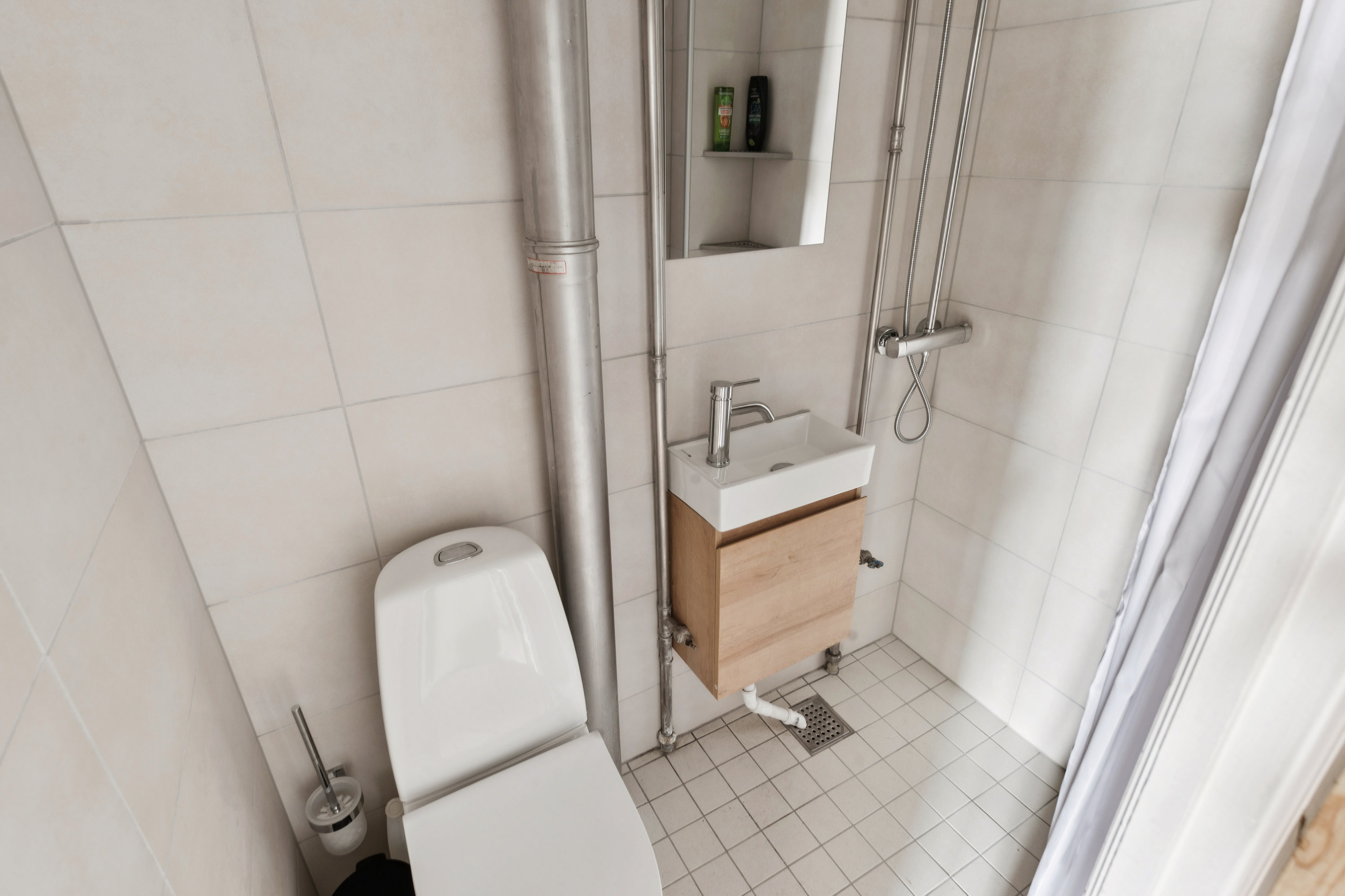 Fremhævet badeværelse billede i fuldskærmstilstand. Billede af Brønshøjvej 73, 1. th., 2700 Brønshøj