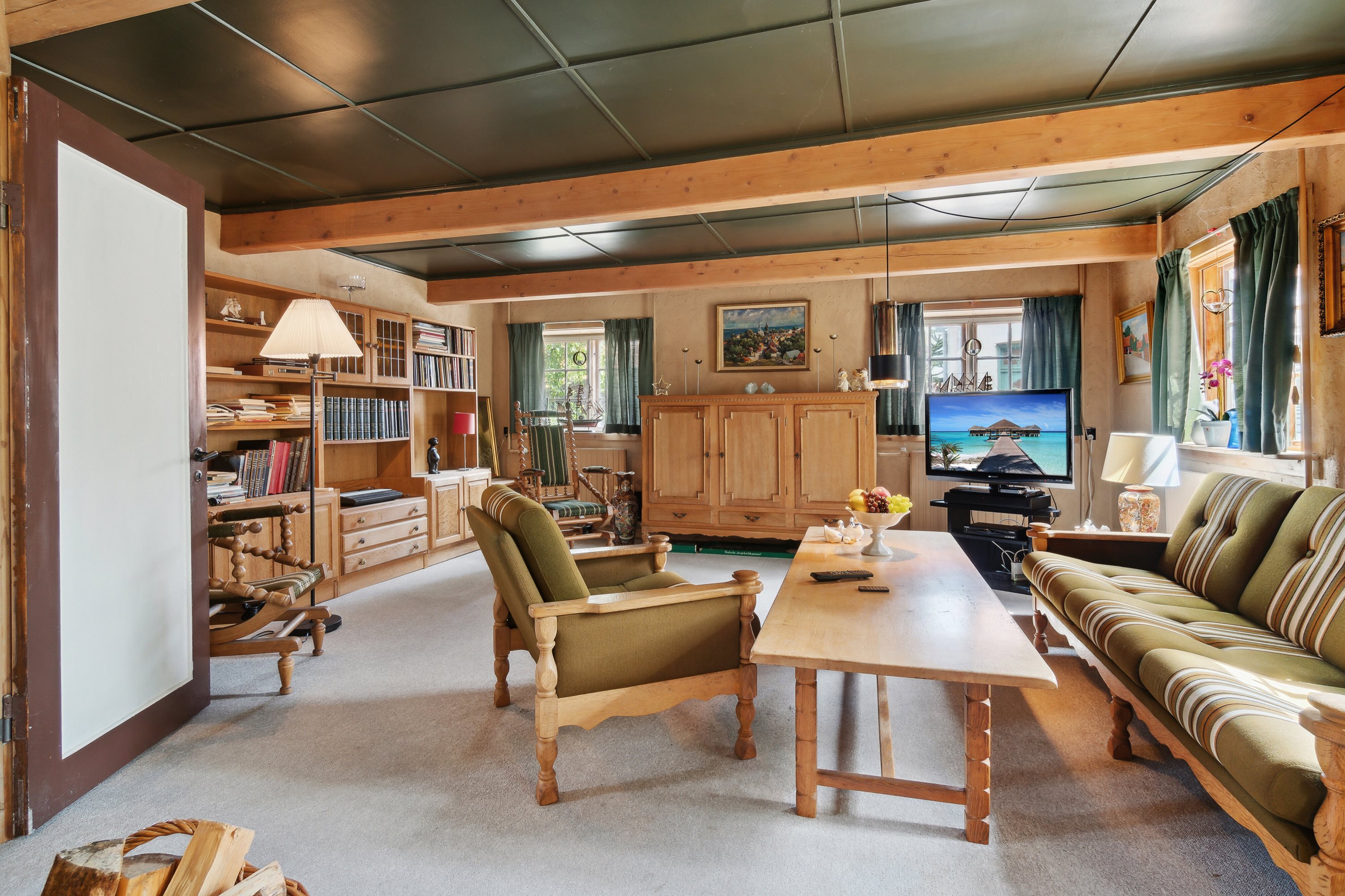 Fremhævet stue billede i fuldskærmstilstand. Billede af Brøddegade 39, 3760 Gudhjem