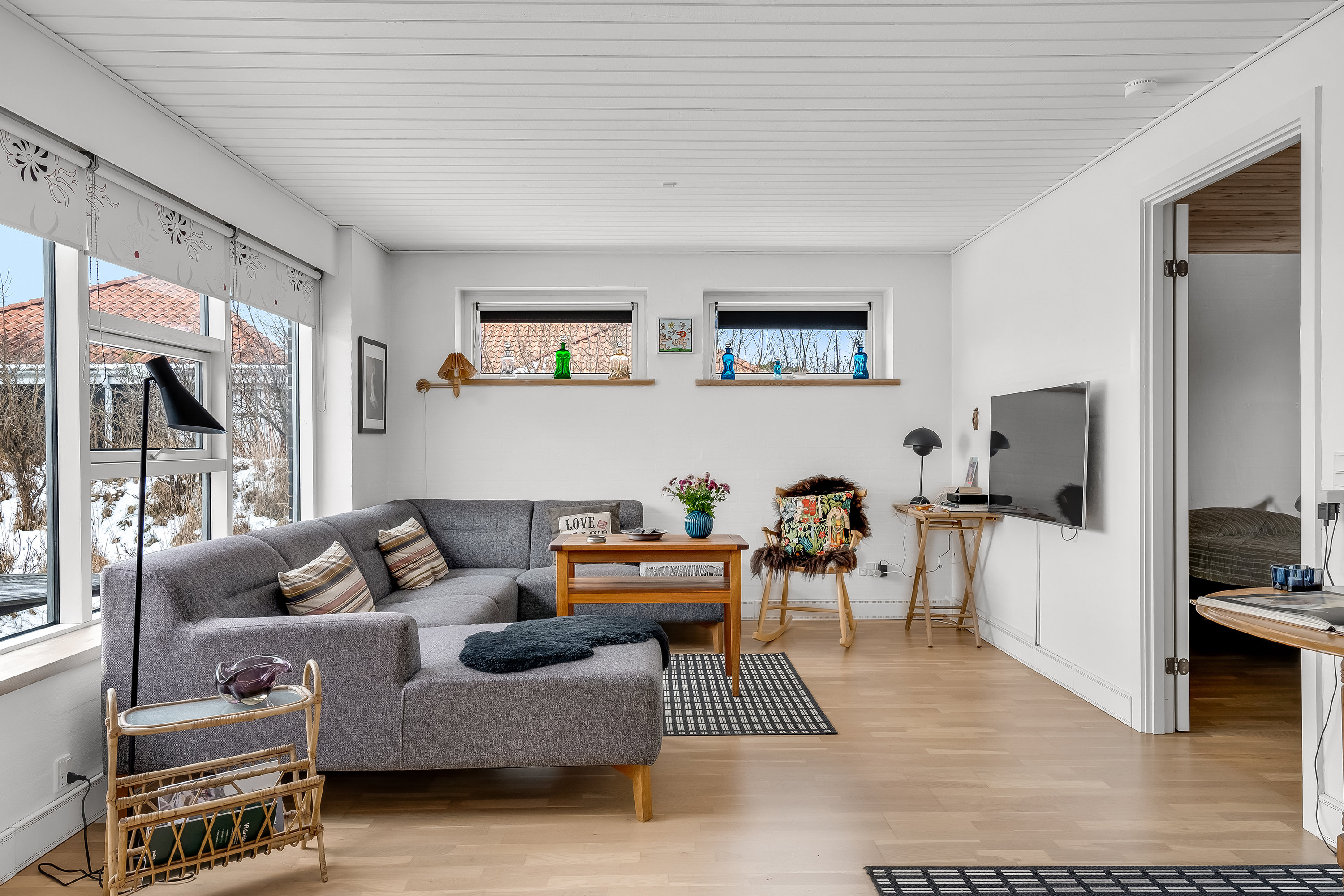 Fremhævet stue billede i fuldskærmstilstand. Billede af Bavnebjerg 36, Nordby, 6720 Fanø