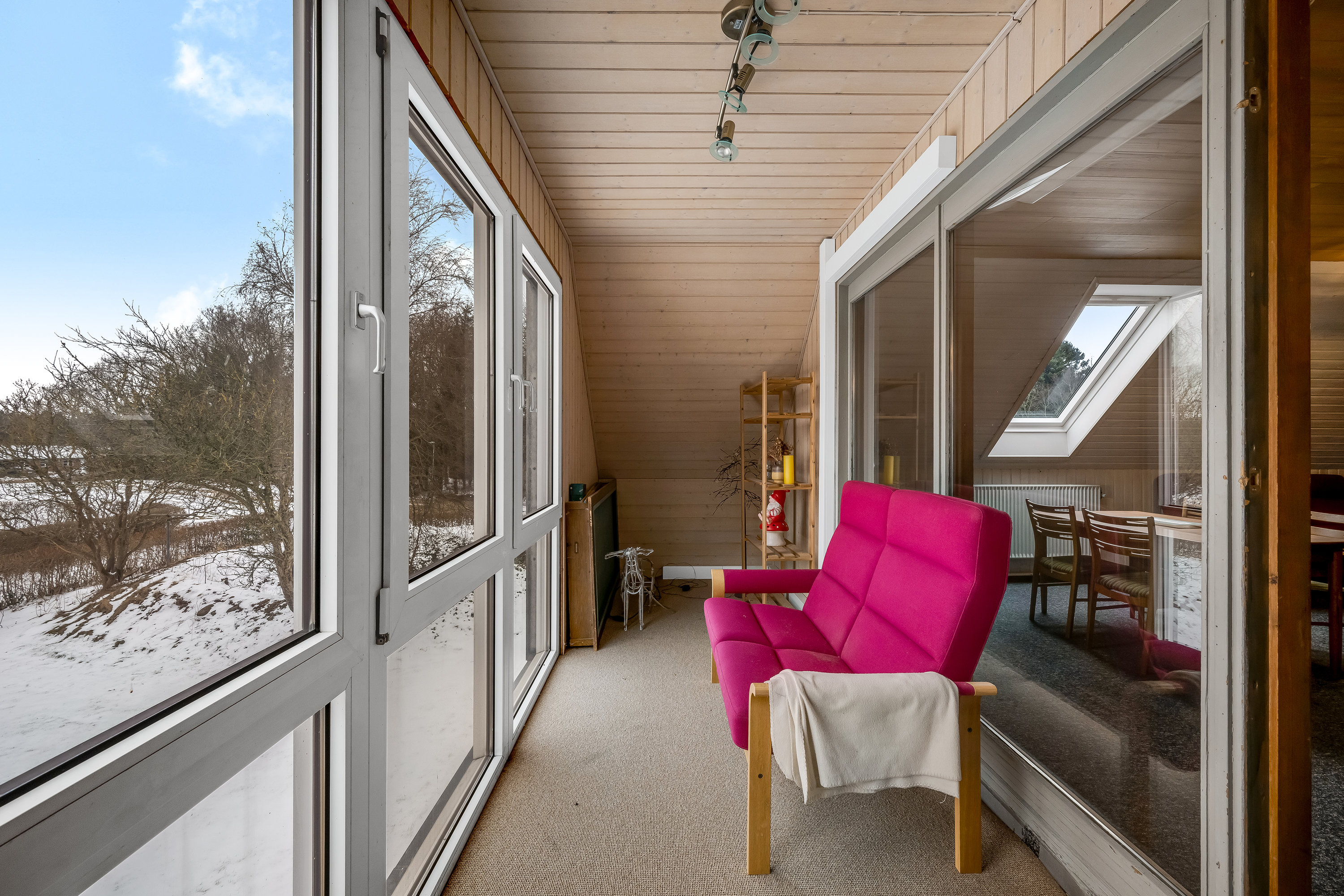 Fremhævet stue billede i fuldskærmstilstand. Billede af Hjortevej 7, Hee, 6950 Ringkøbing