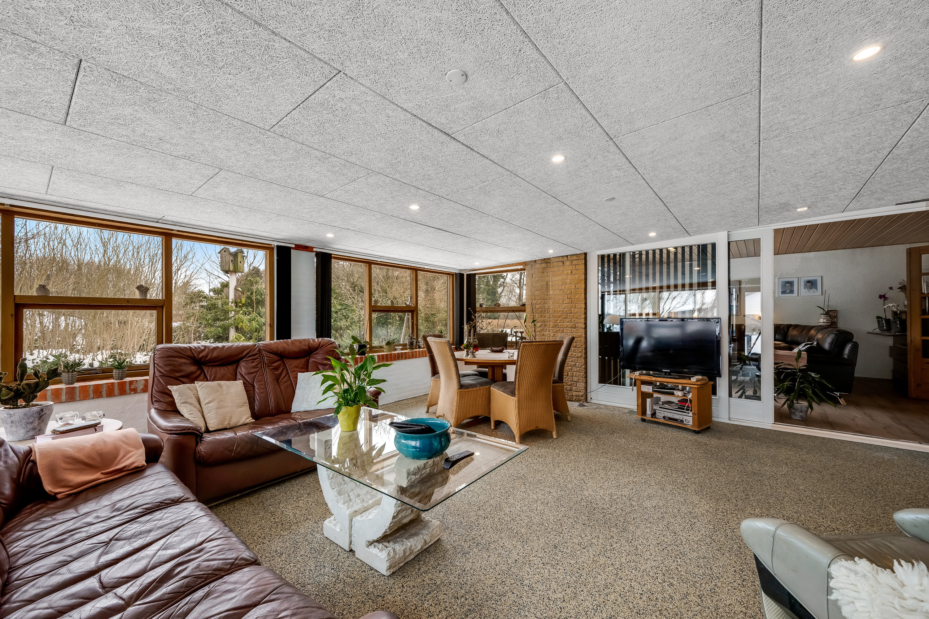 Fremhævet stue billede i fuldskærmstilstand. Billede af Hjortevej 7, Hee, 6950 Ringkøbing