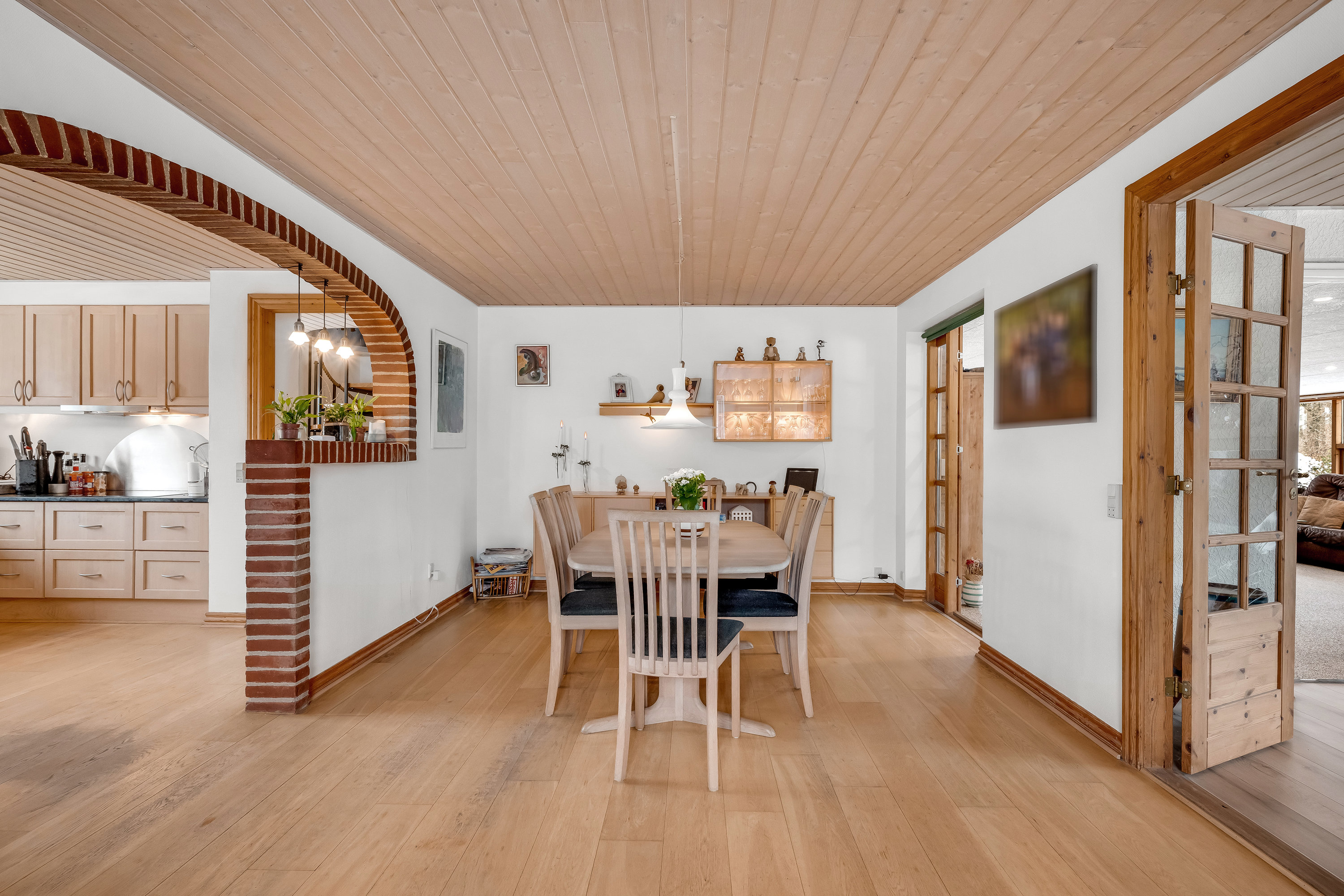 Fremhævet stue billede i fuldskærmstilstand. Billede af Hjortevej 7, Hee, 6950 Ringkøbing