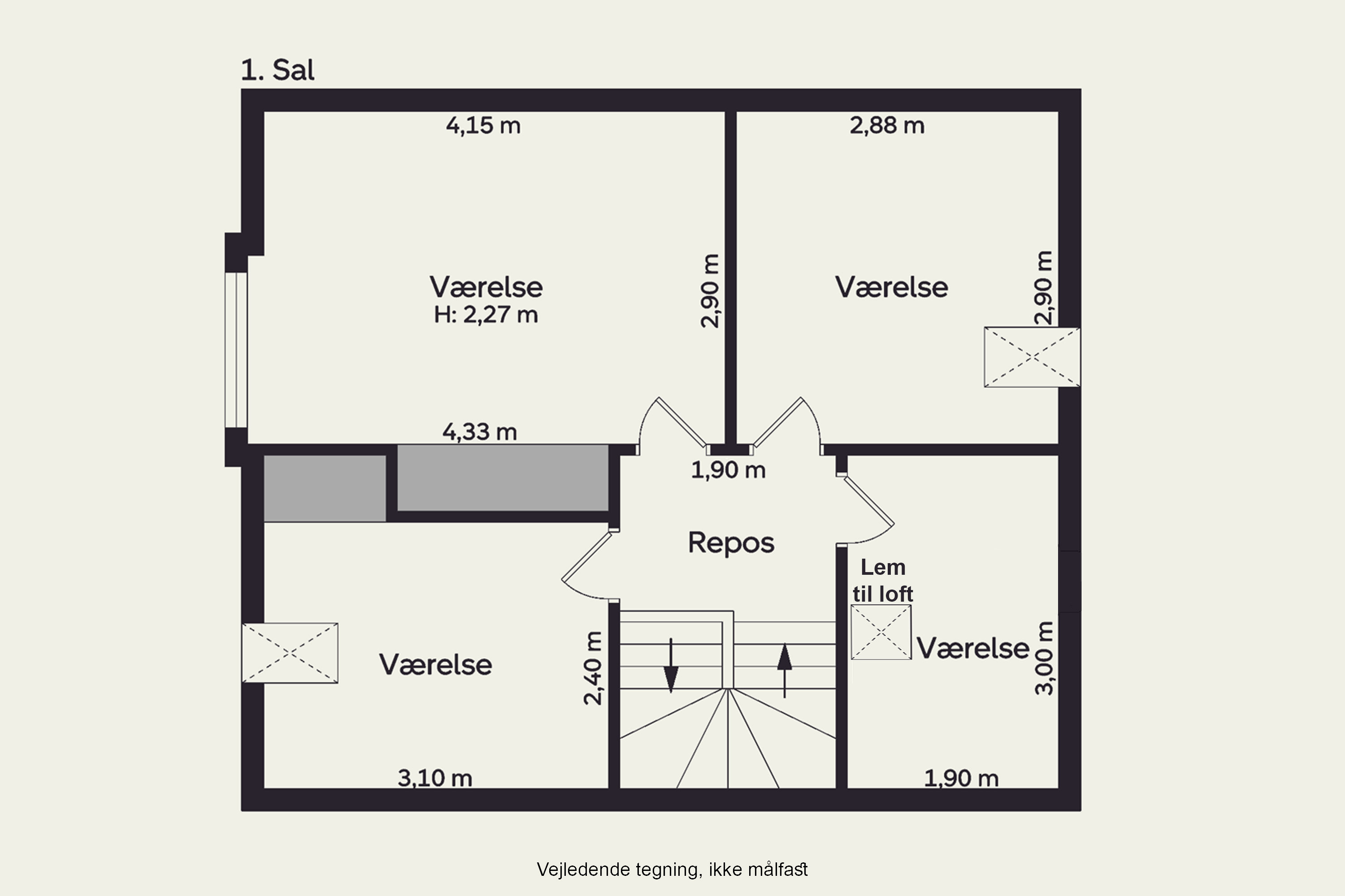 Plantegninger billede af Bøgesvinget 30, 2740 Skovlunde