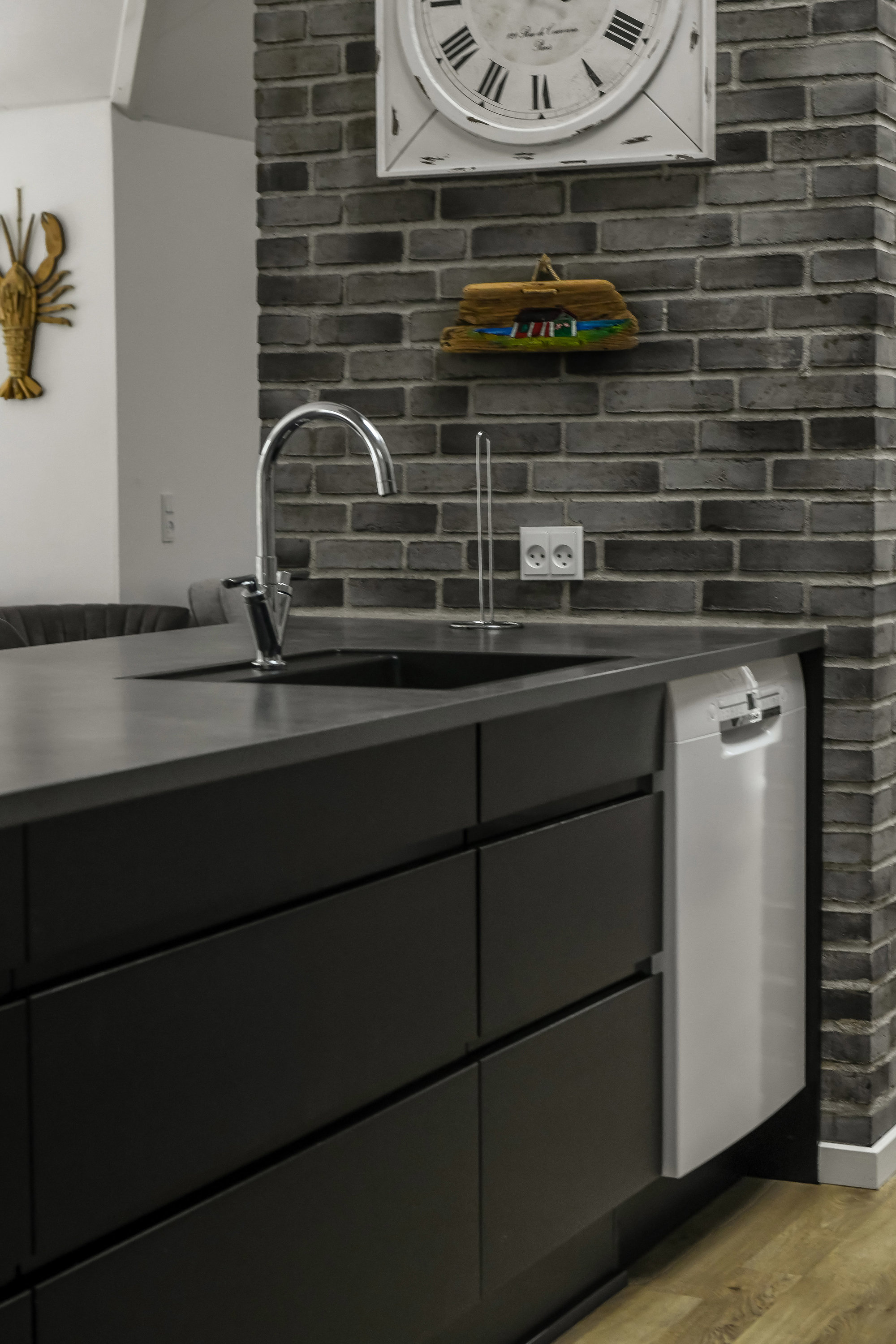 Fremhævet køkken billede i fuldskærmstilstand. Billede af Horns Bjerge 15, 6857 Blåvand