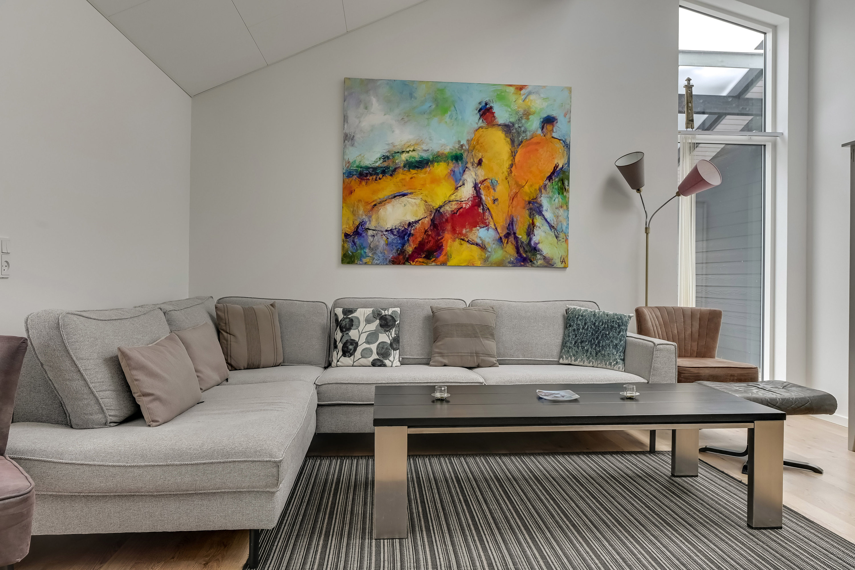 Fremhævet stue billede i fuldskærmstilstand. Billede af Horns Bjerge 15, 6857 Blåvand